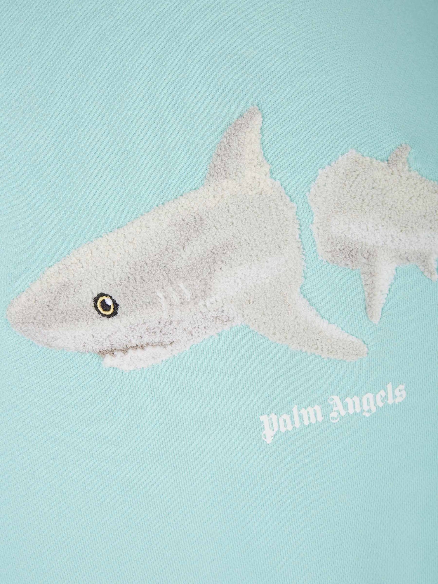 Outlet online Palm Angels Hombre Sudadera Shark Logo color Azul Cielo sku 545-001186 01 - Foto 4