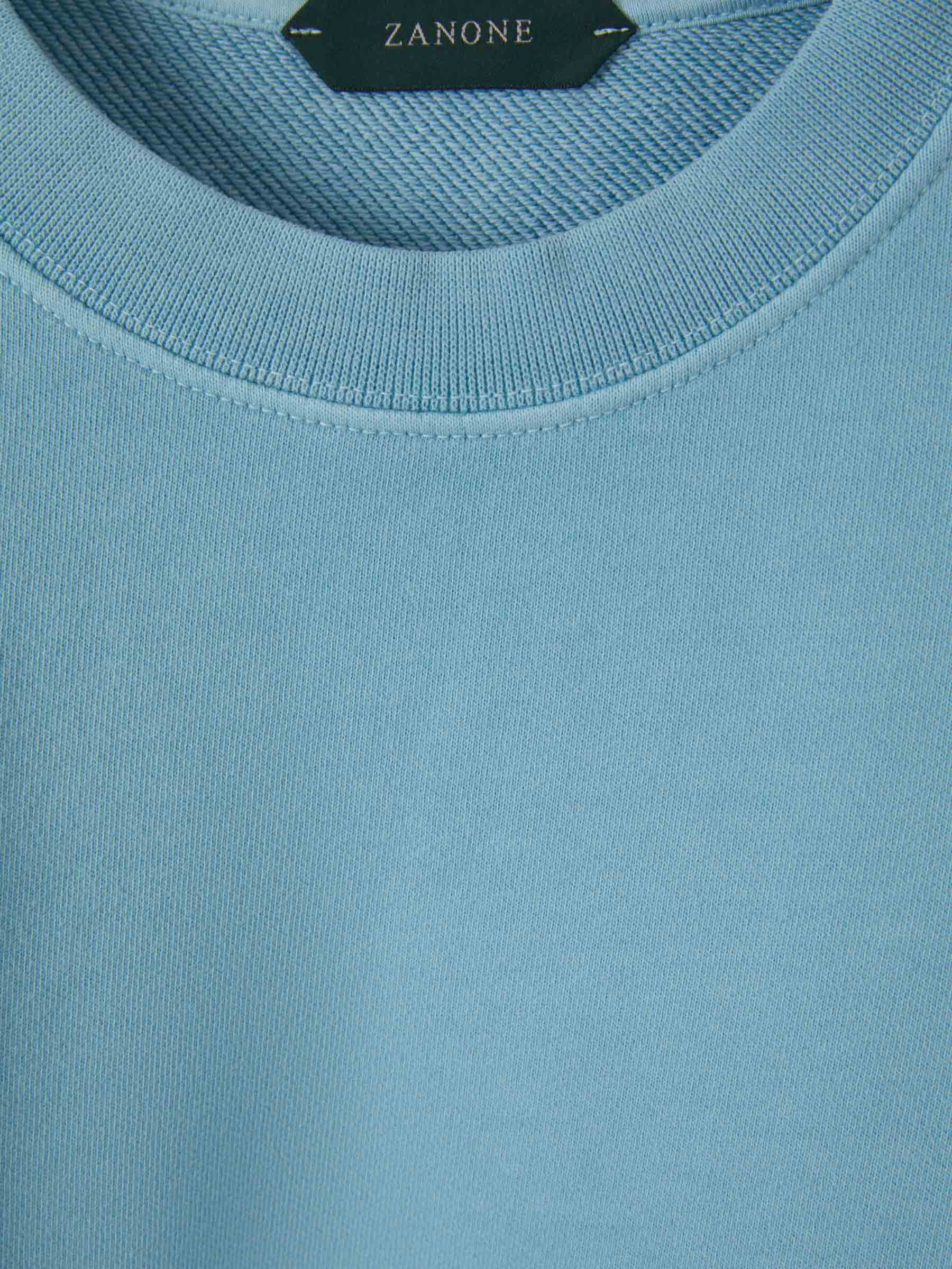 Zanone Sudadera Lisa Algodón color Naranja Claro sku 545-001208 02 - Foto 7