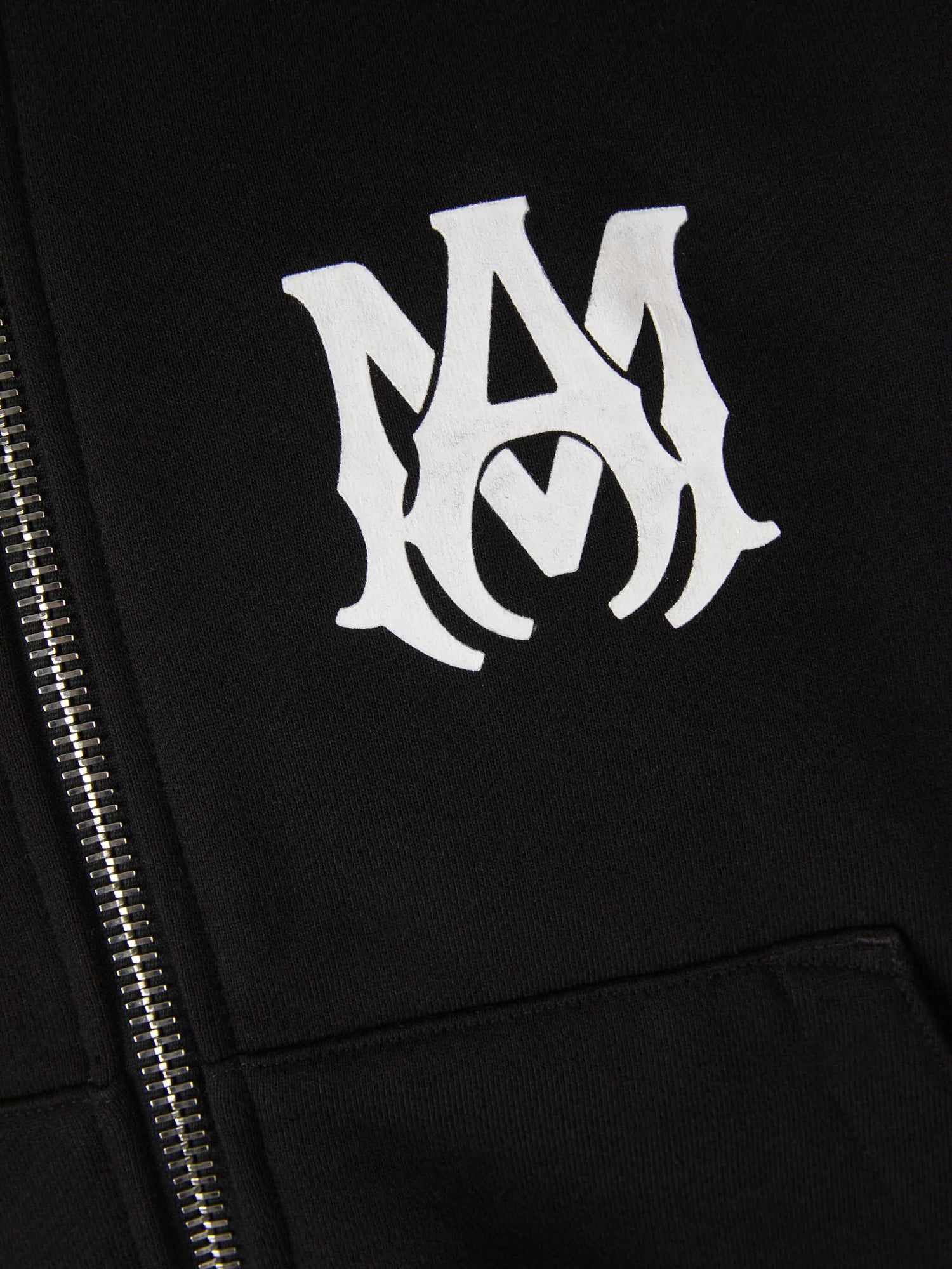Outlet online Amiri Hombre Sudadera Algodón Cremallera color Negro sku 545-001215 01 - Foto 4