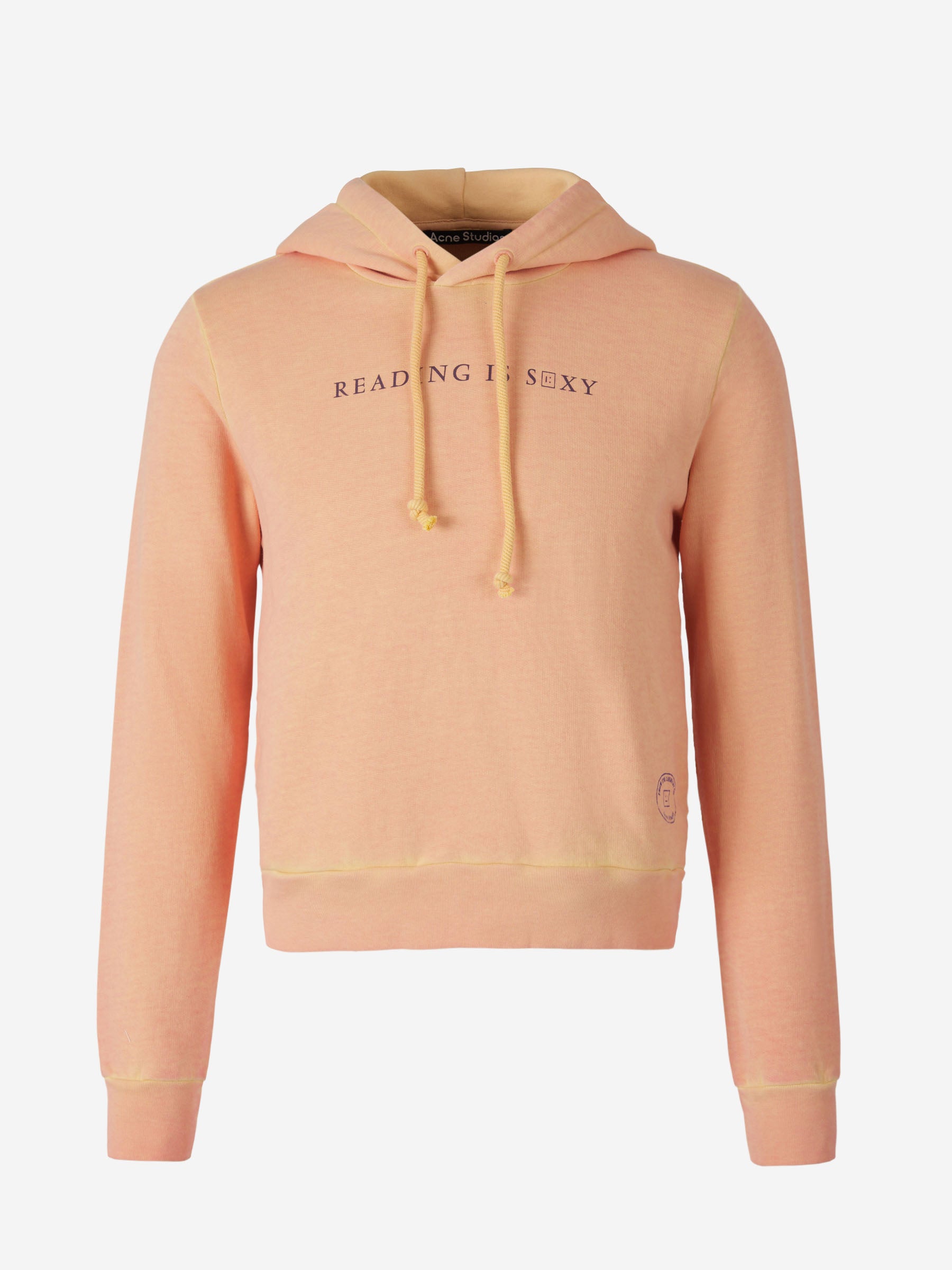 Acne Studios Face Sudadera Capucha Reactiva color Naranja Claro sku 545-001235 01 - Foto 1