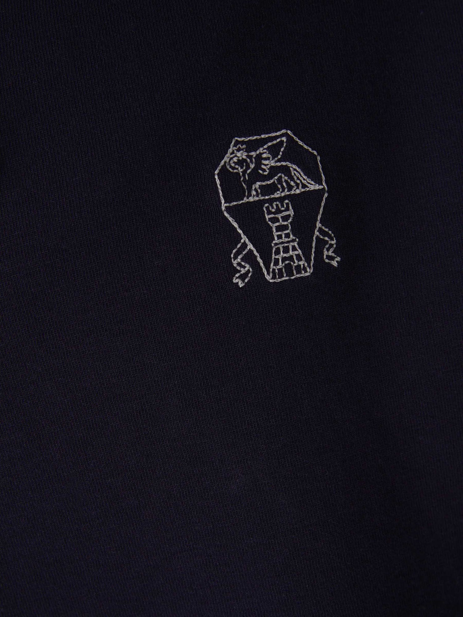 Outlet online Brunello Cucinelli Hombre Sudadera Mangas Contraste color Azul Noche sku 545-001238 01 - Foto 4