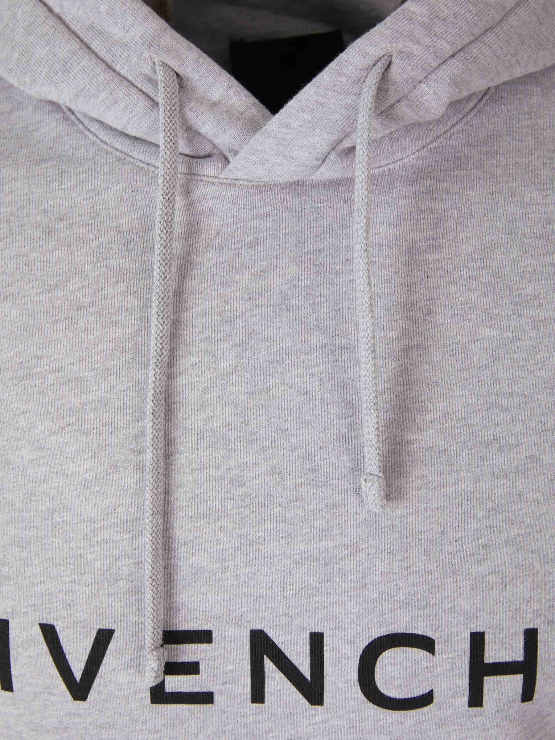 Outlet online Givenchy Hombre Sudadera Logo Estampado color Gris Claro sku 545-001261 01 - Foto 3