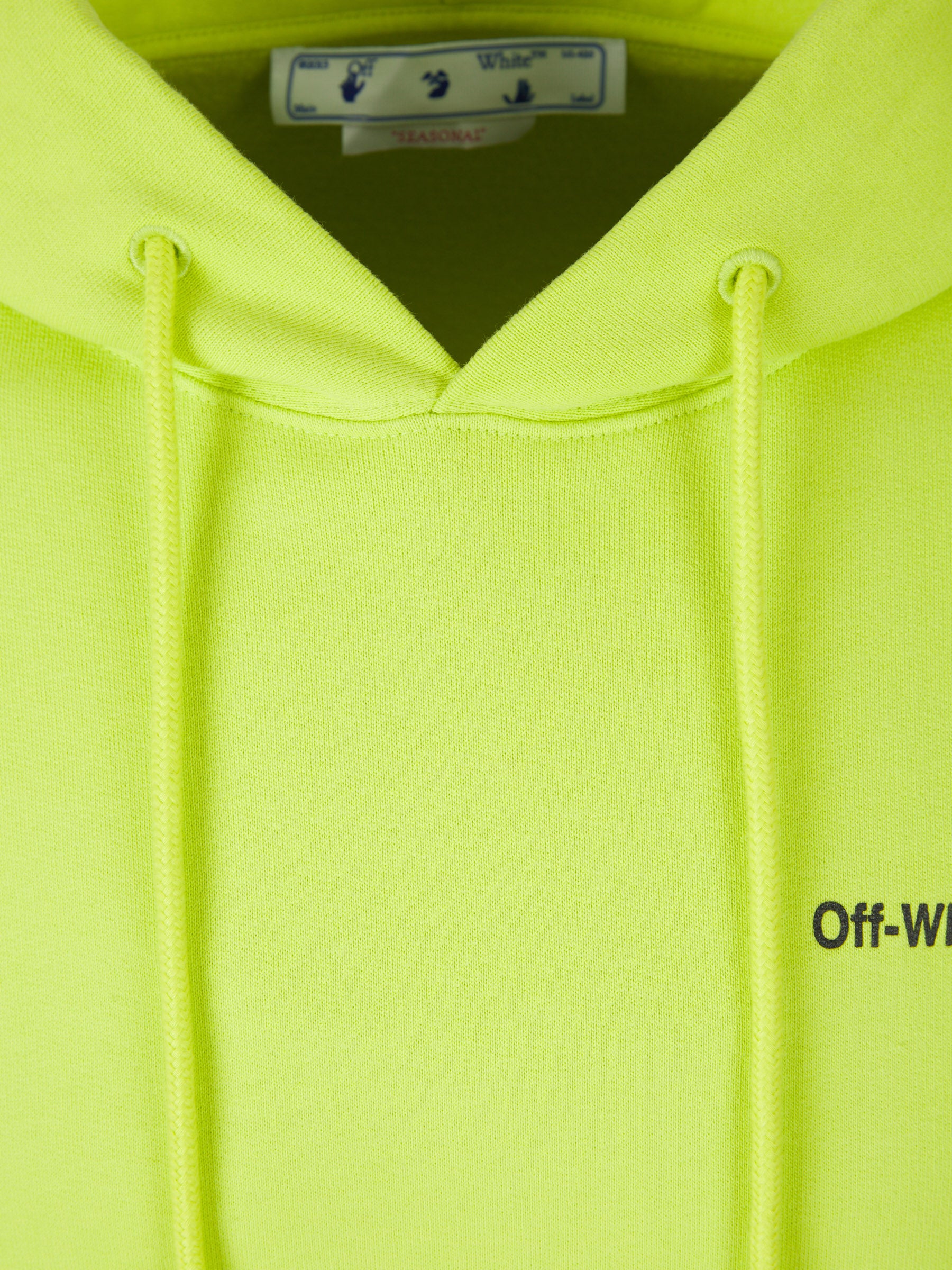 Outlet online Off-White Hombre Sudadera Arrow Caravaggio color Verde Lima sku 545-001279 01 - Foto 3