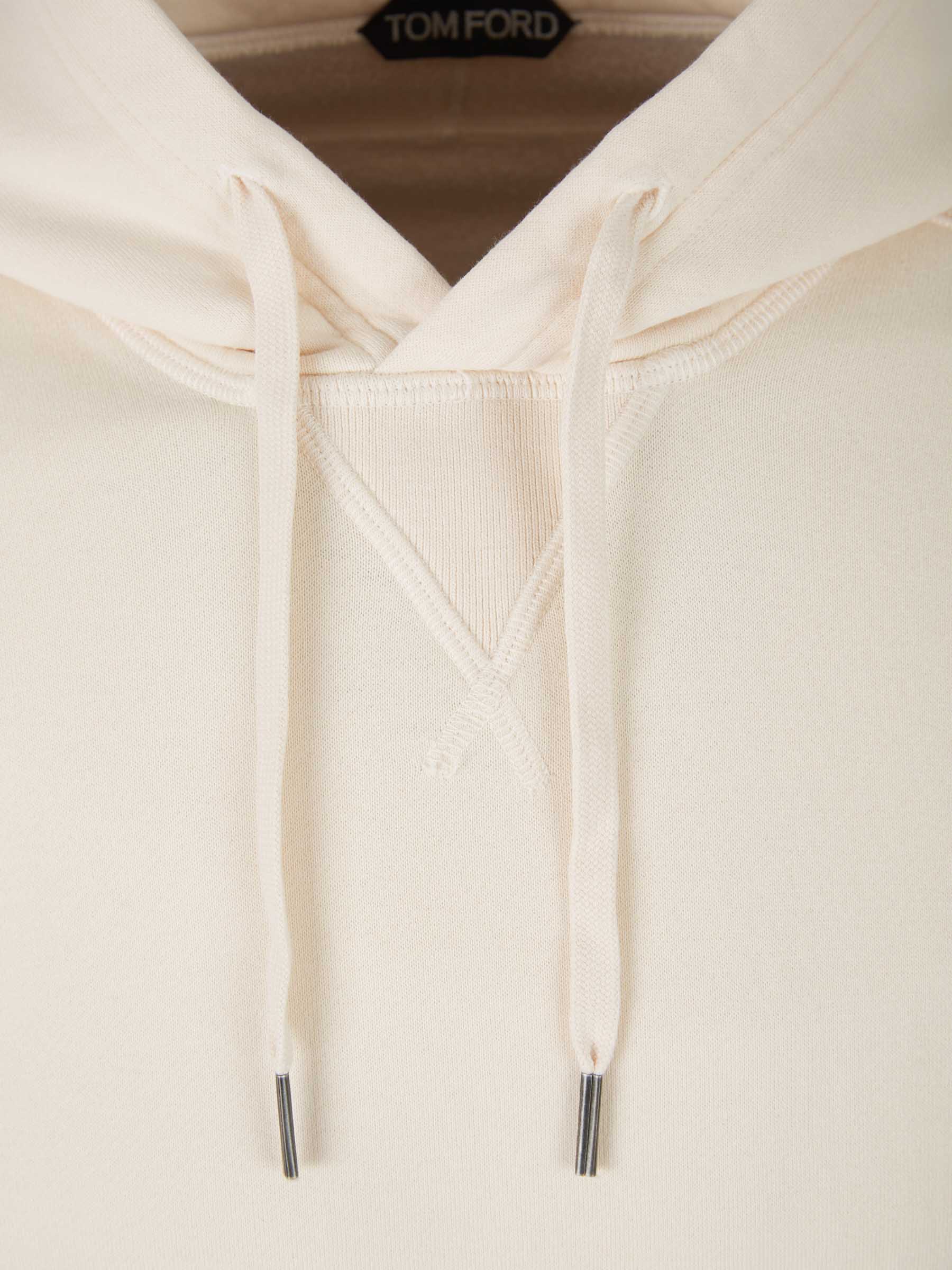 Outlet online Tom Ford Hombre Sudadera Lisa Algodón color Beis sku 545-001291 01 - Foto 3