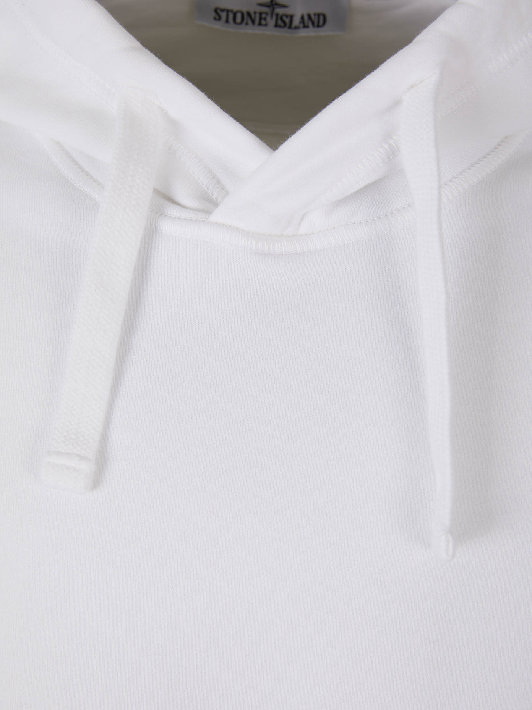 Outlet online Stone Island Hombre Sudadera Logo Algodón color Blanco sku 545-001292 01 - Foto 3