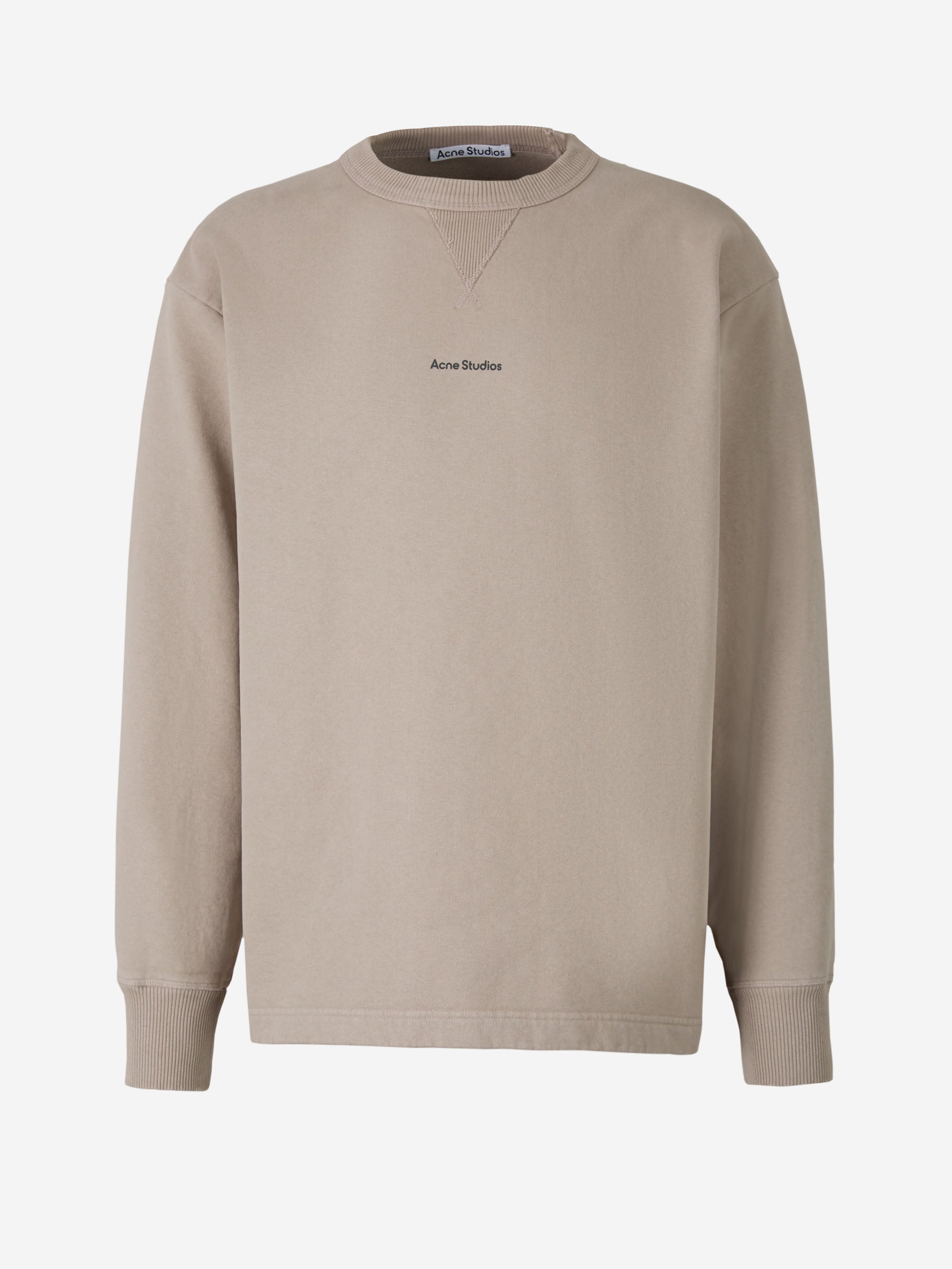 Outlet online Acne Studios Hombre Sudadera Logo Algodón color Beis sku 545-001298 01 - Foto 1