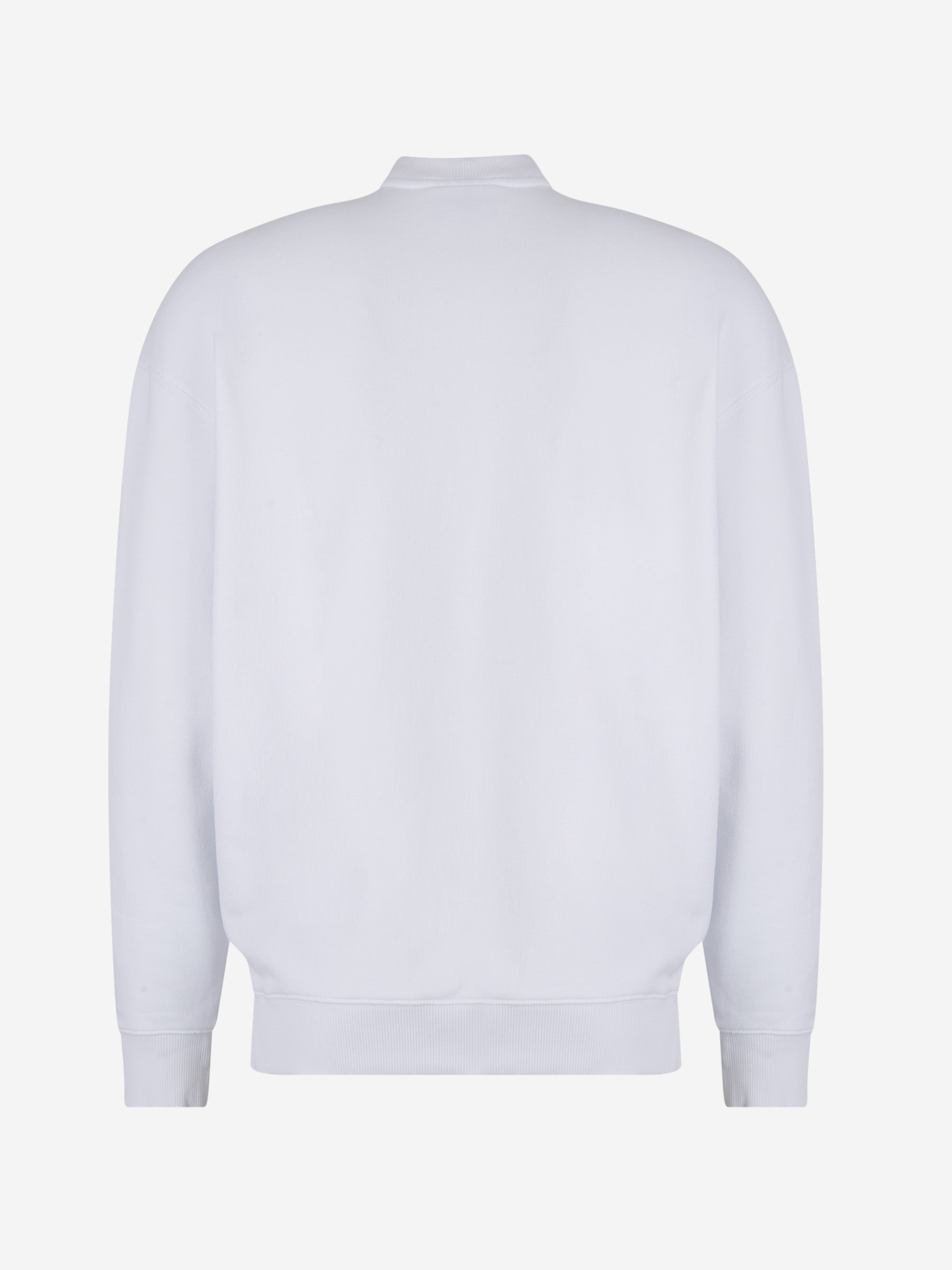Outlet online Marcelo Burlon Hombre Sudadera Logo Peace color Blanco sku 545-001303 01 - Foto 2