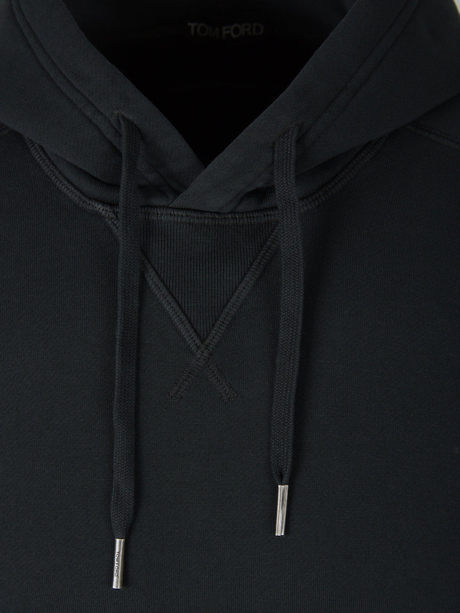 Outlet online Tom Ford Hombre Sudadera Capucha Algodón color Negro sku 545-001304 01 - Foto 3
