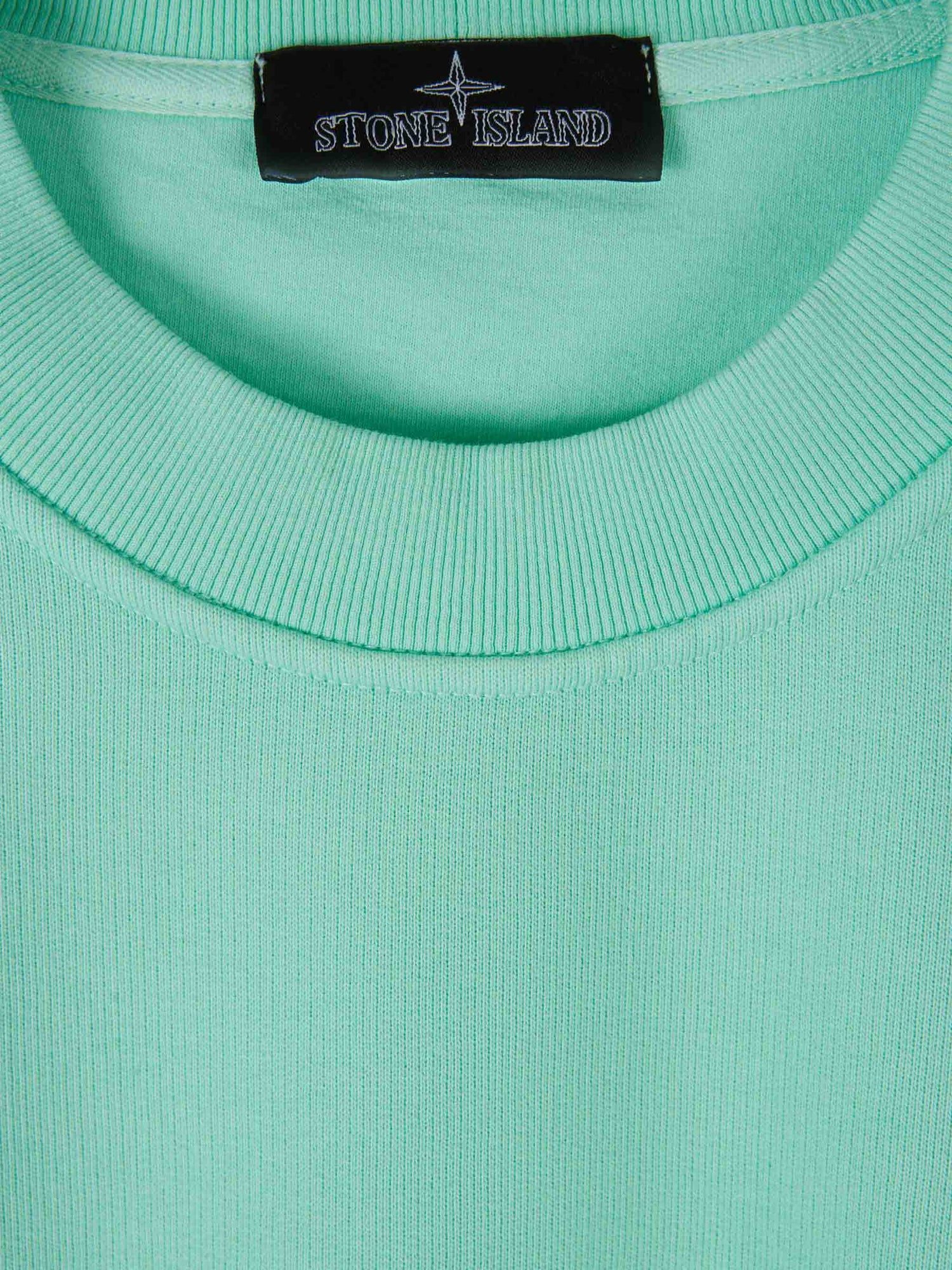 Outlet online Stone Island Shadow Project Hombre Sudadera Logo Parche color Verde Menta sku 545-001321 01 - Foto 3