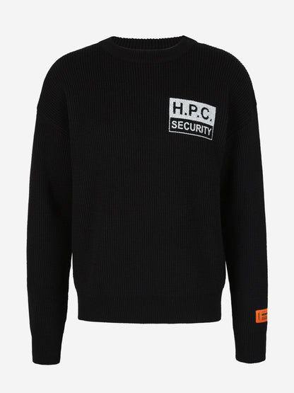 Heron Preston Sudadera Lana HPC color Negro sku 545-001401 01 - Foto 1