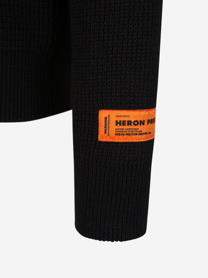 Heron Preston Sudadera Lana HPC color Negro sku 545-001401 01 - Foto 5