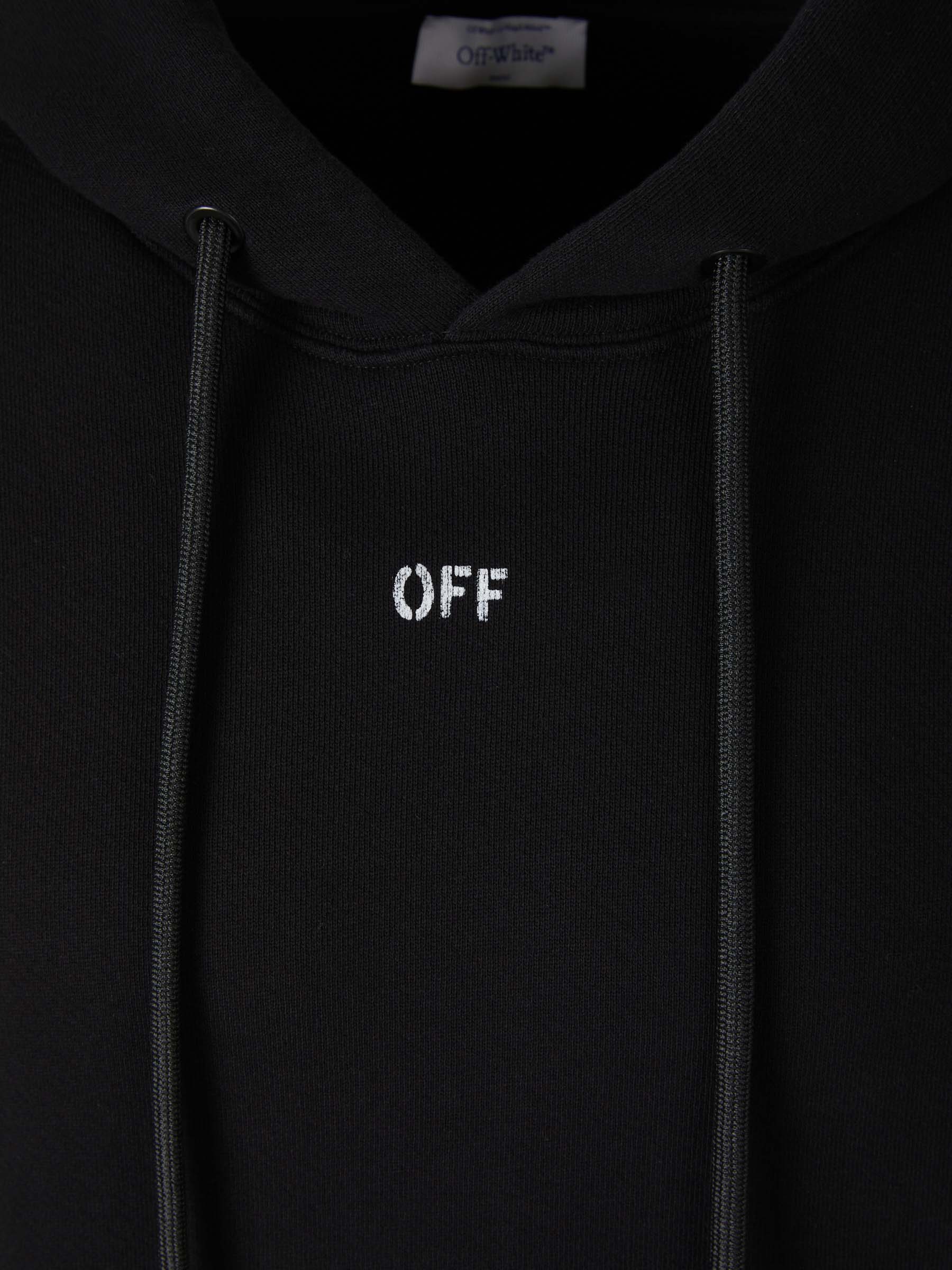 Outlet online Off-White Hombre Sudadera Logo Algodón color Negro sku 545-001411 01 - Foto 3
