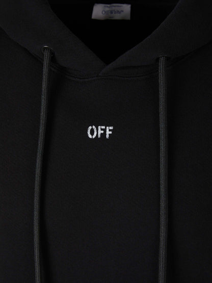 Outlet online Off-White Hombre Sudadera Logo Algodón color Negro sku 545-001411 01 - Foto 3