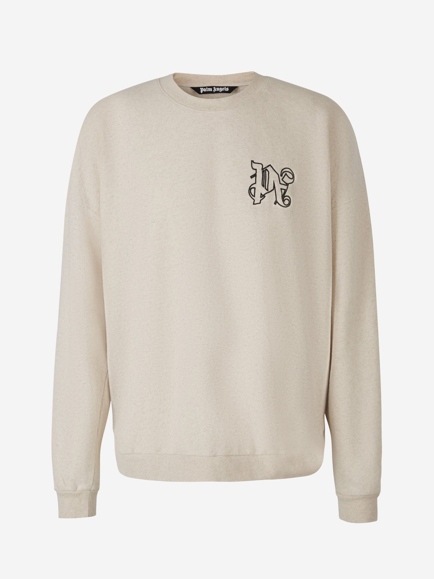 Outlet online Palm Angels Hombre Suderadera Logo Bordado color Topo sku 545-001427 01 - Foto 1