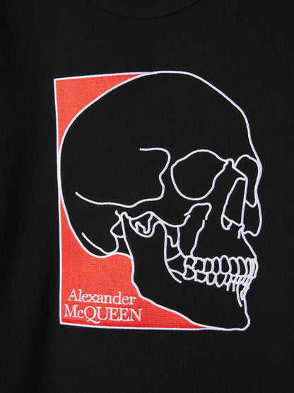 Outlet online Alexander McQueen Hombre Sudadera Estampada Algodón color Negro sku 545-001457 01 - Foto 4