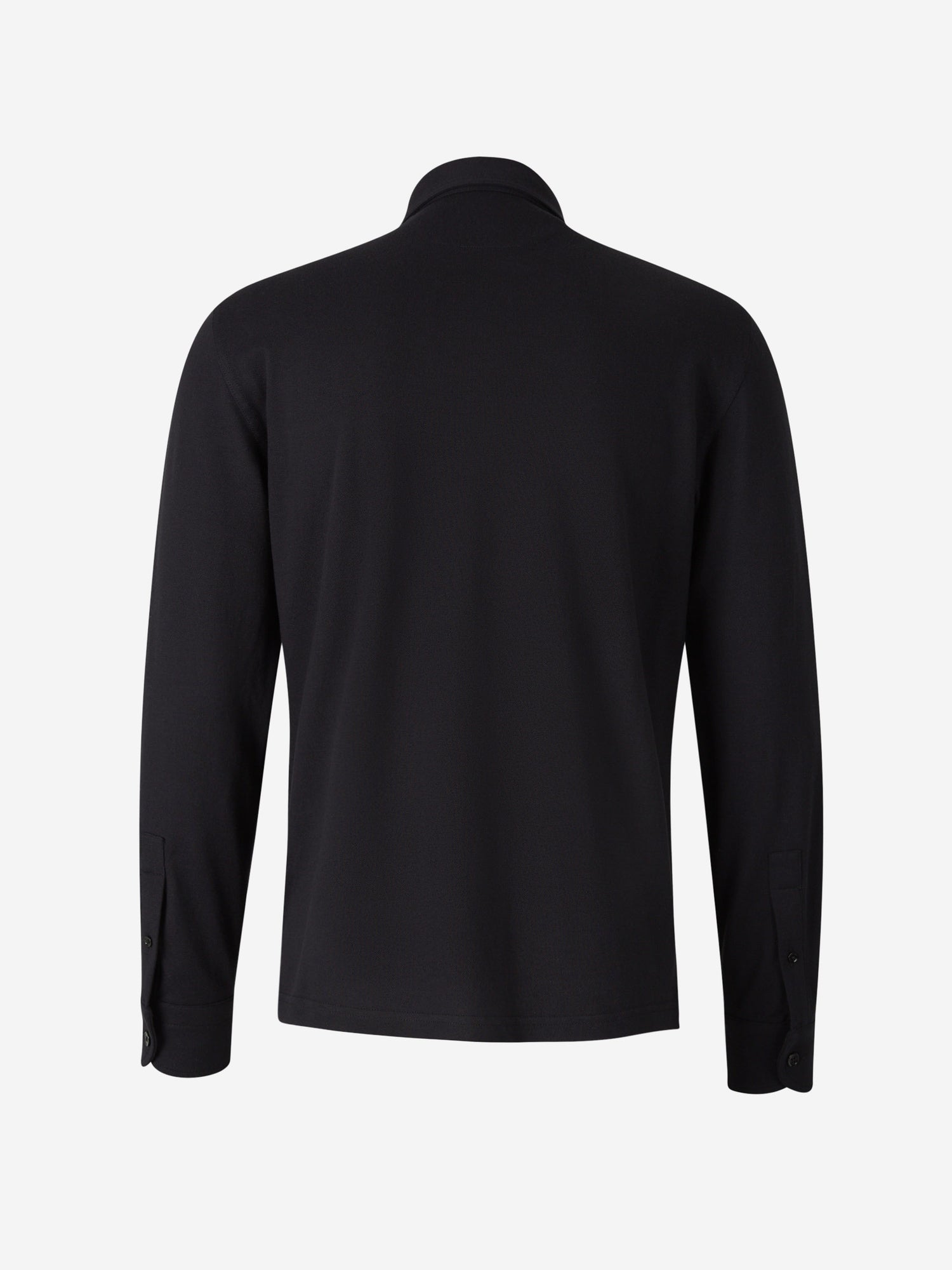 Tom Ford Polo Seda Y Algodón color Negro sku 551-000318 01 - Foto 2