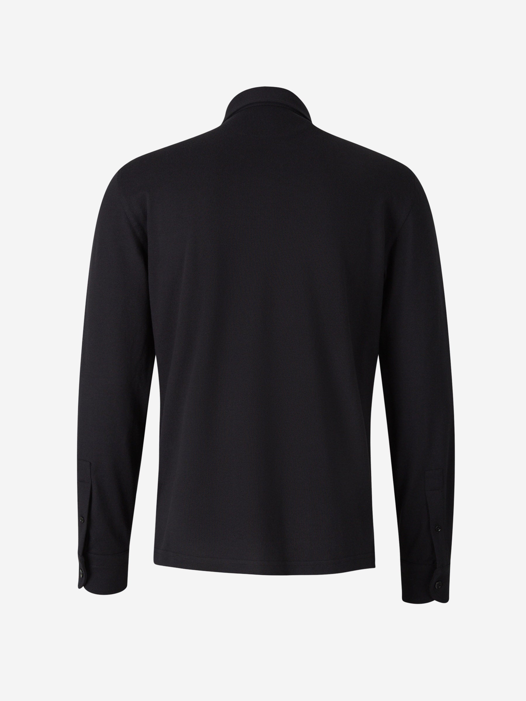 Tom Ford Polo Seda Y Algodón color Negro sku 551-000318 01 - Foto 2