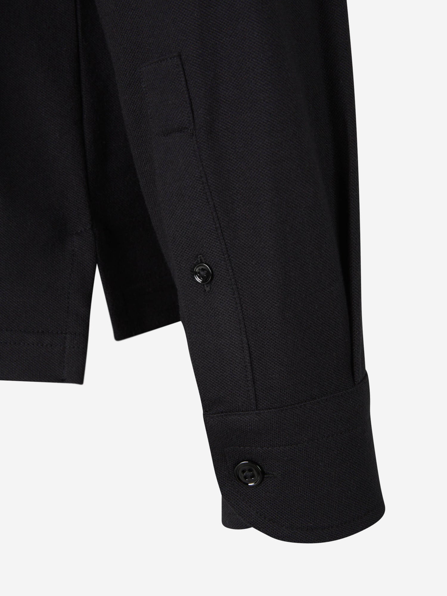 Tom Ford Polo Seda Y Algodón color Negro sku 551-000318 01 - Foto 5