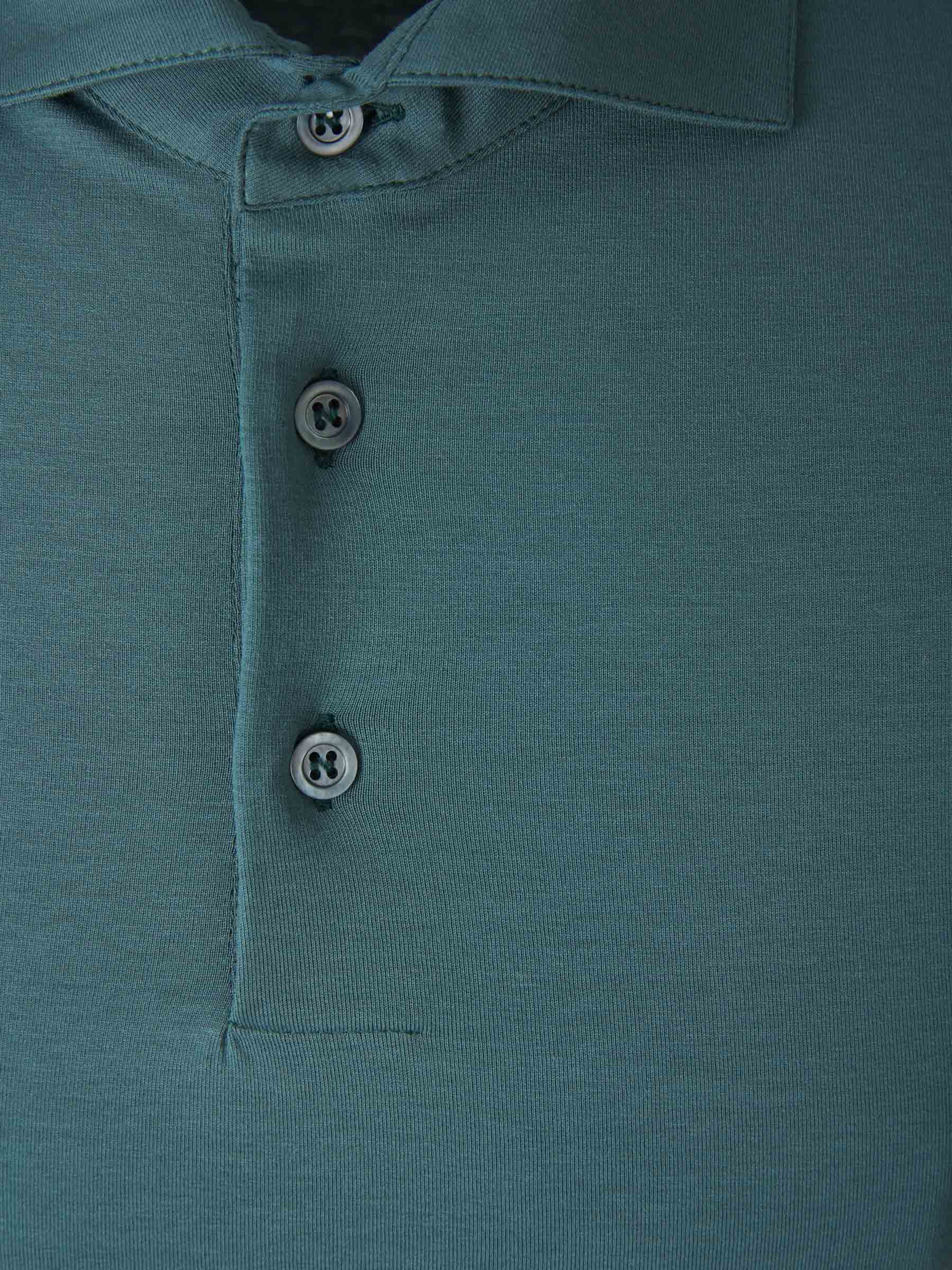 Outlet online Santa Eulalia Hombre Polo Clásico Algodón color Verde Azulado sku 552-001214 03 - Foto 3