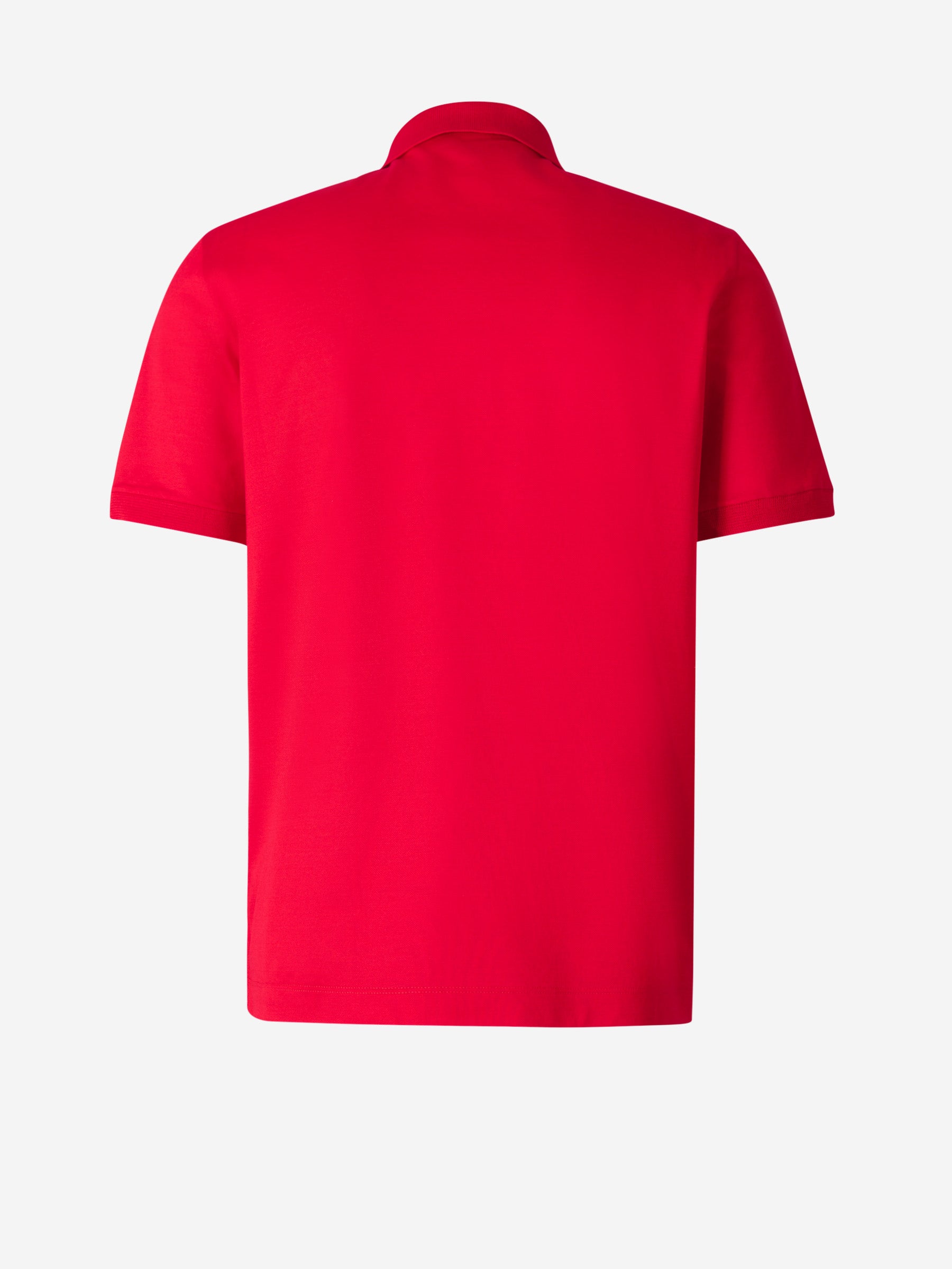 Canali Polo Piqué Algodón color Rojo sku 552-001255 01 - Foto 2
