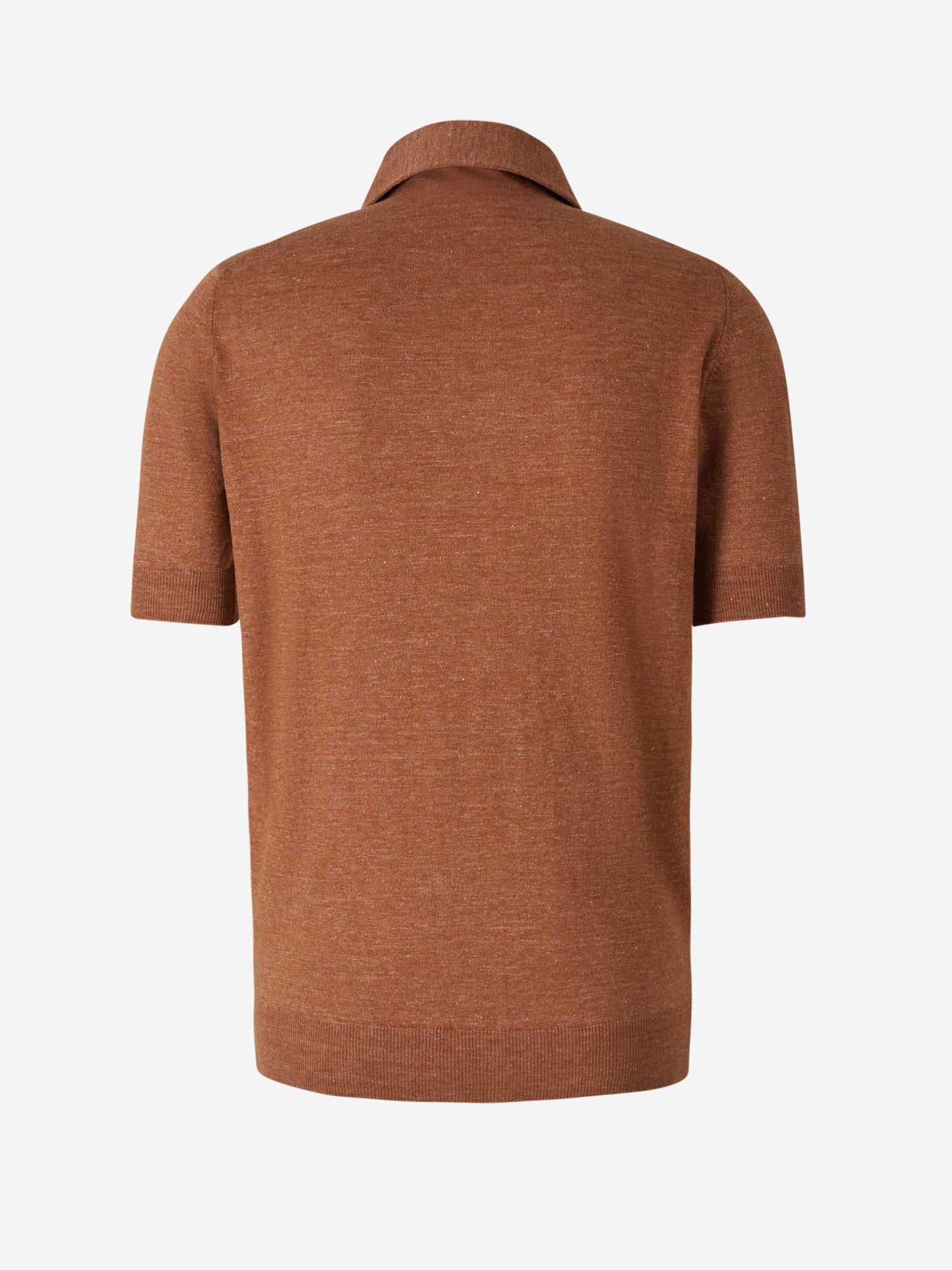 Outlet online Santa Eulalia Hombre Polo Lino Y Algodón color Caramelo sku 552-001331 03 - Foto 2