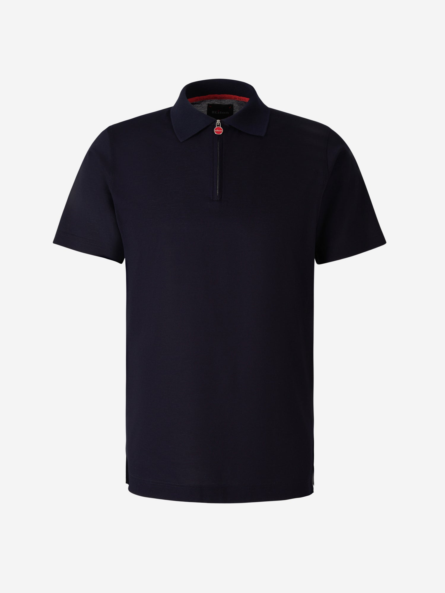Outlet online Kiton Hombre Polo Algodón Cremallera color Azul Marino sku 552-001351 01 - Foto 1