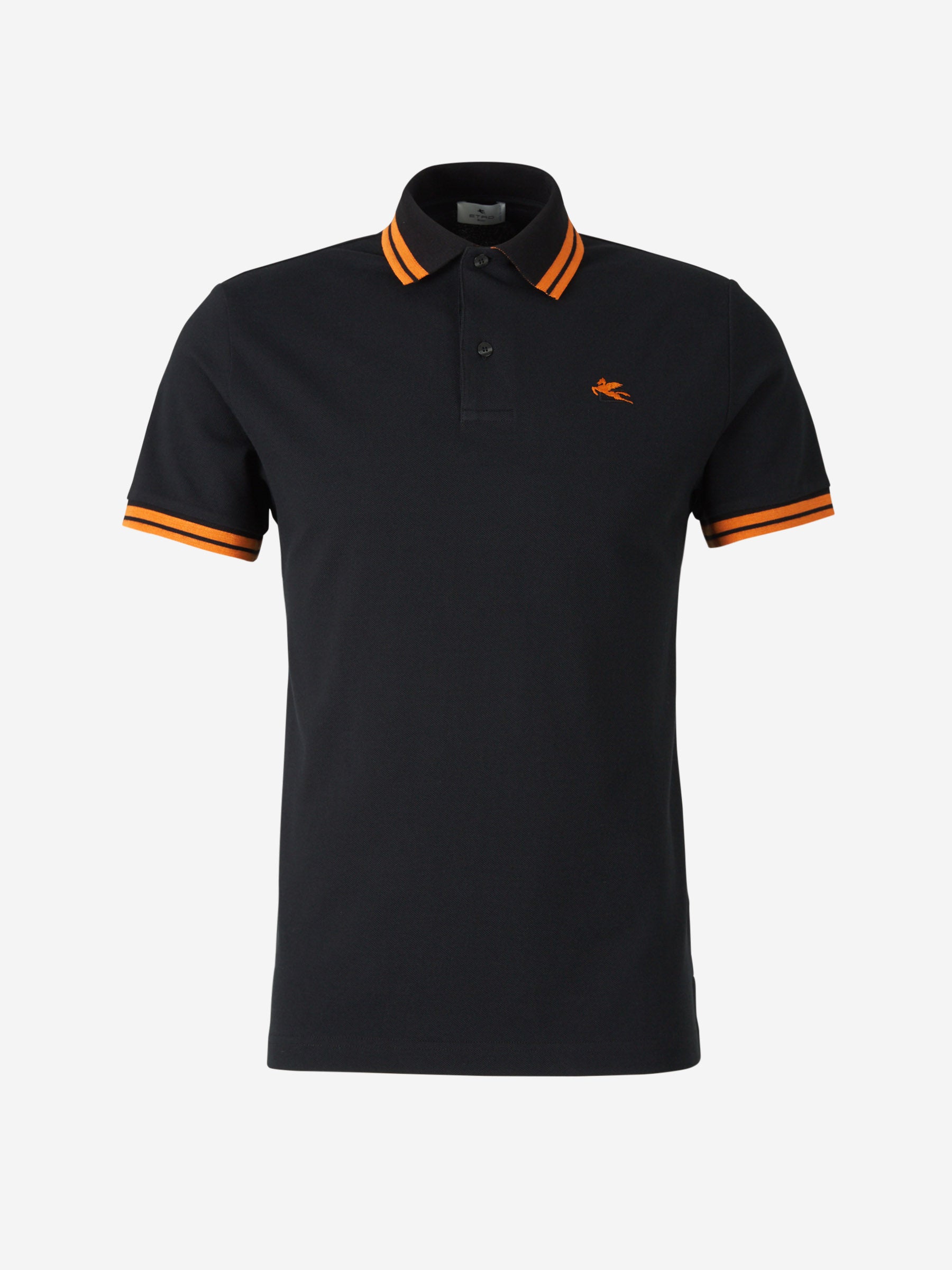 Outlet online Etro Hombre Polo Piqué Rayas color Negro sku 552-001365 02 - Foto 1