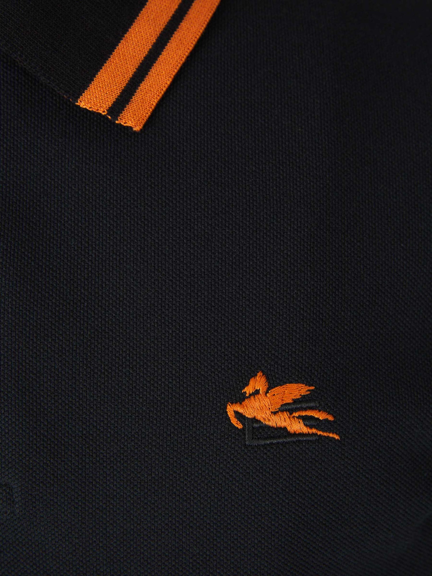 Outlet online Etro Hombre Polo Piqué Rayas color Negro sku 552-001365 02 - Foto 4