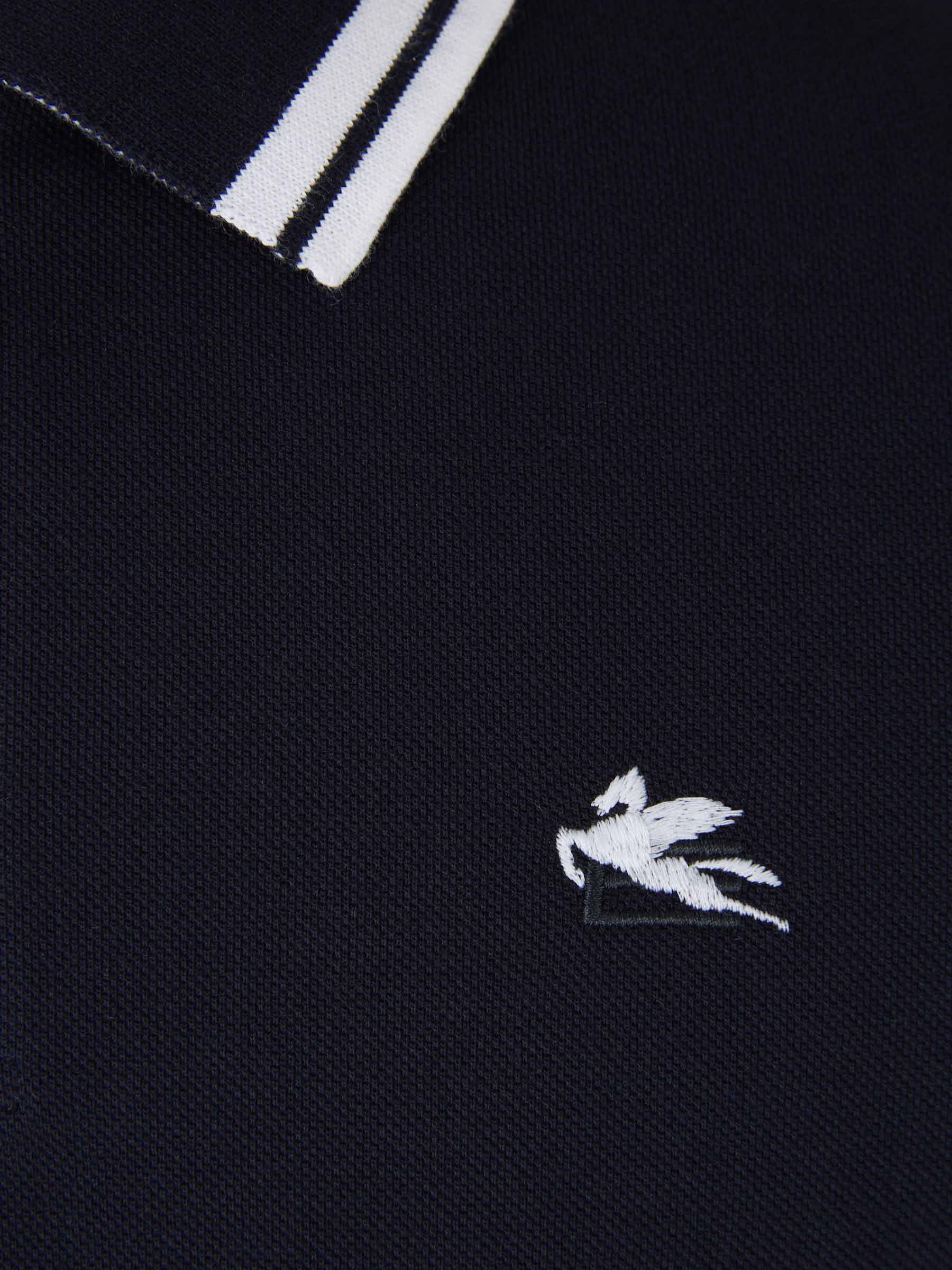 Outlet online Etro Hombre Polo Piqué Rayas color Negro sku 552-001365 02 - Foto 8