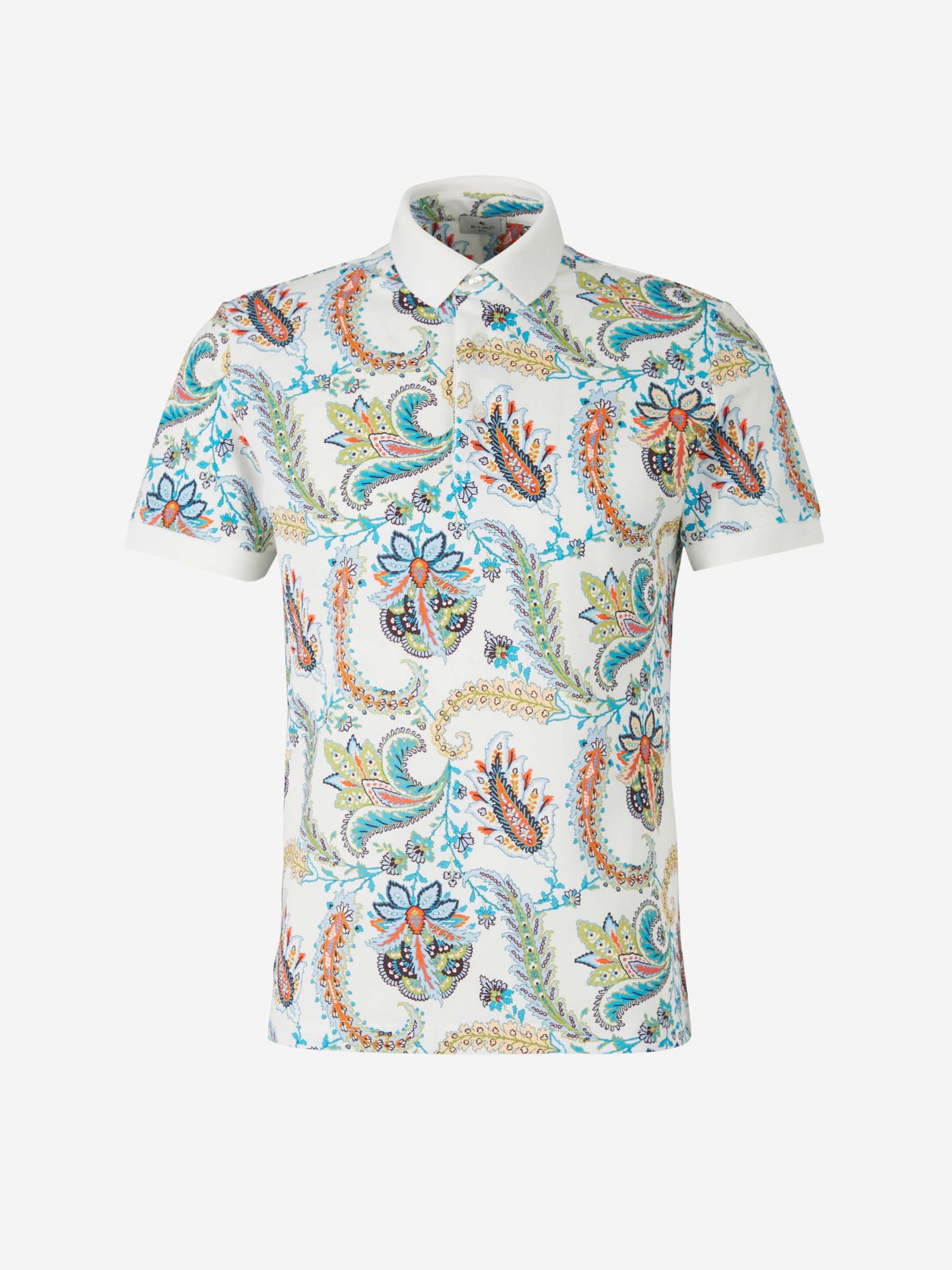 Etro Polo Motivo Paisley color Blanco sku 552-001367 02 - Foto 1