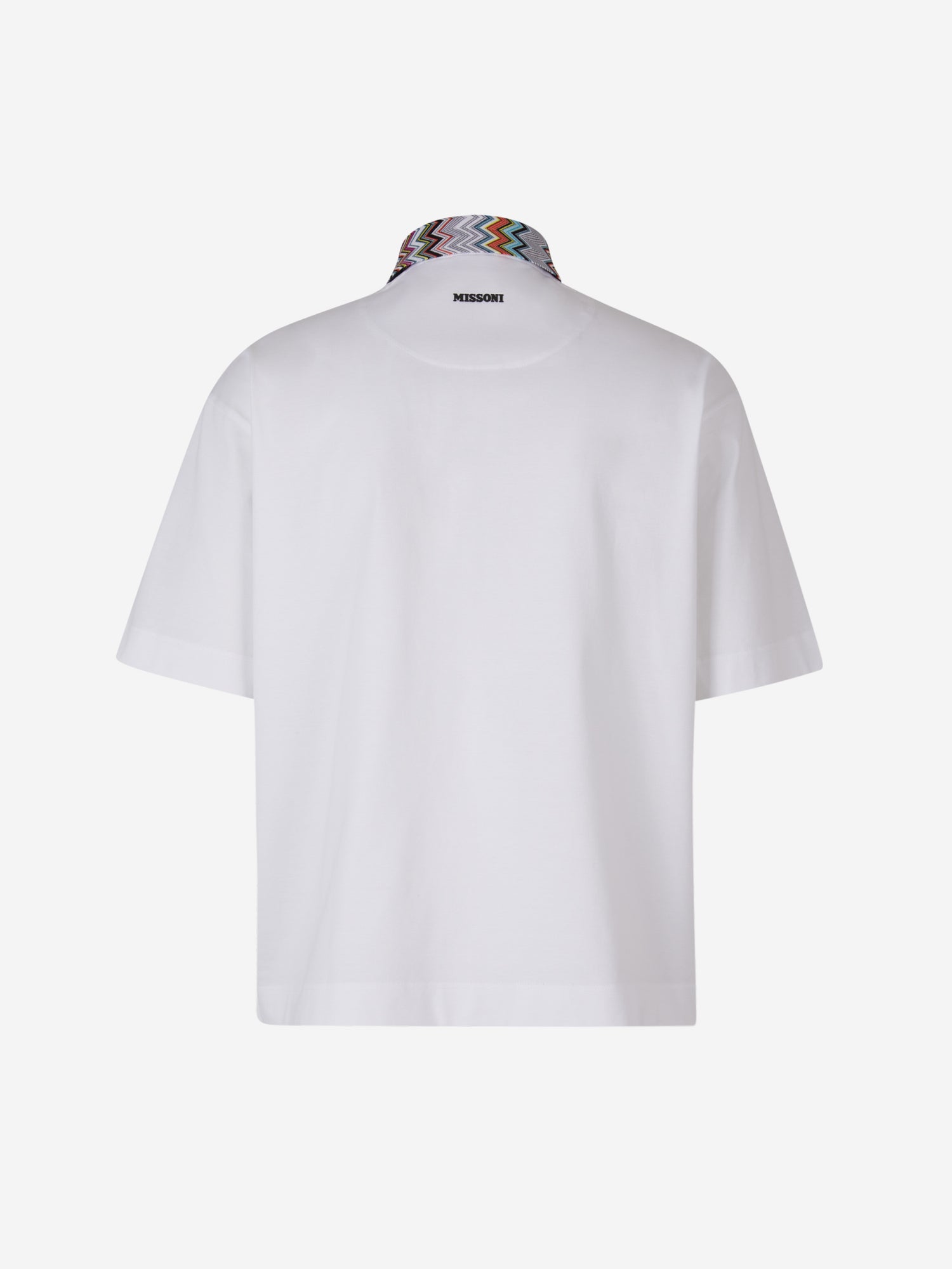 Missoni Polo Detalle Zig Zag color Blanco sku 552-001372 00 - Foto 2