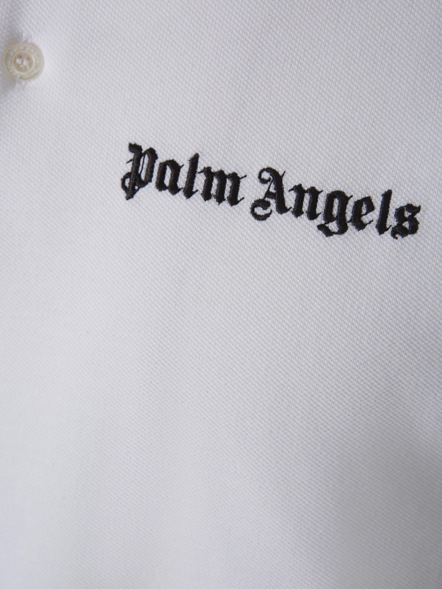 Palm Angels Polo Piqué Logo color Negro sku 552-001378 02 - Foto 4