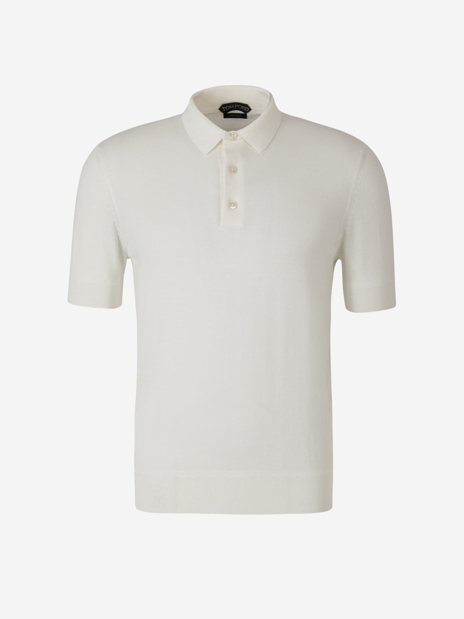 Tom Ford Polo Liso Algodón color Negro sku 552-001379 02 - Foto 1