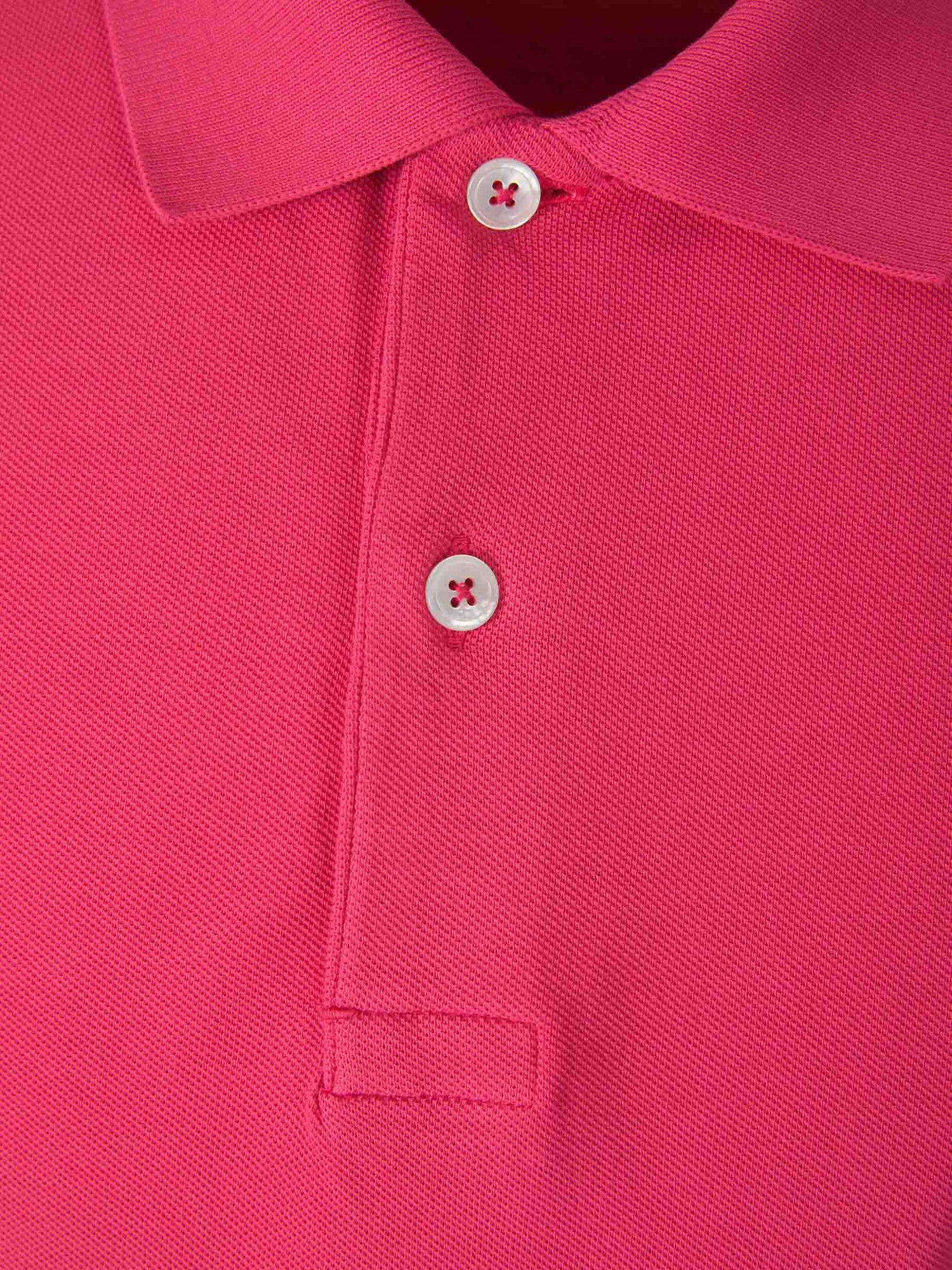 Tom Ford Polo Tenis Piqué color Rosa sku 552-001380 03 - Foto 3