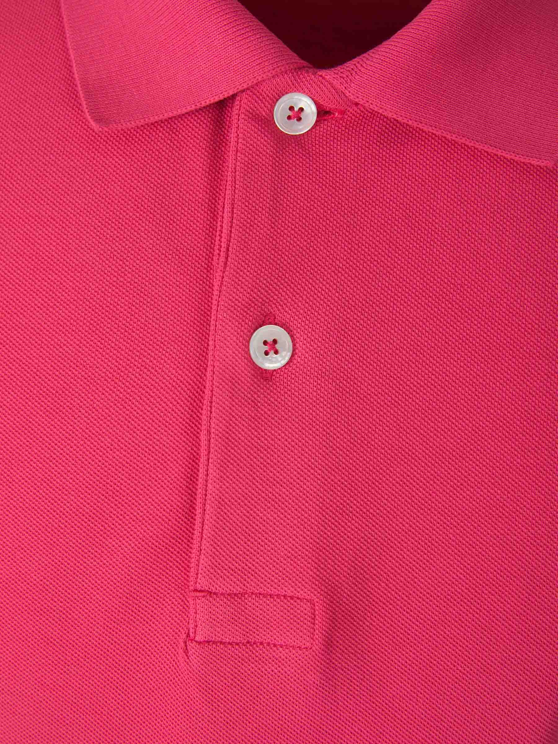 Tom Ford Polo Tenis Piqué color Rosa sku 552-001380 03 - Foto 3