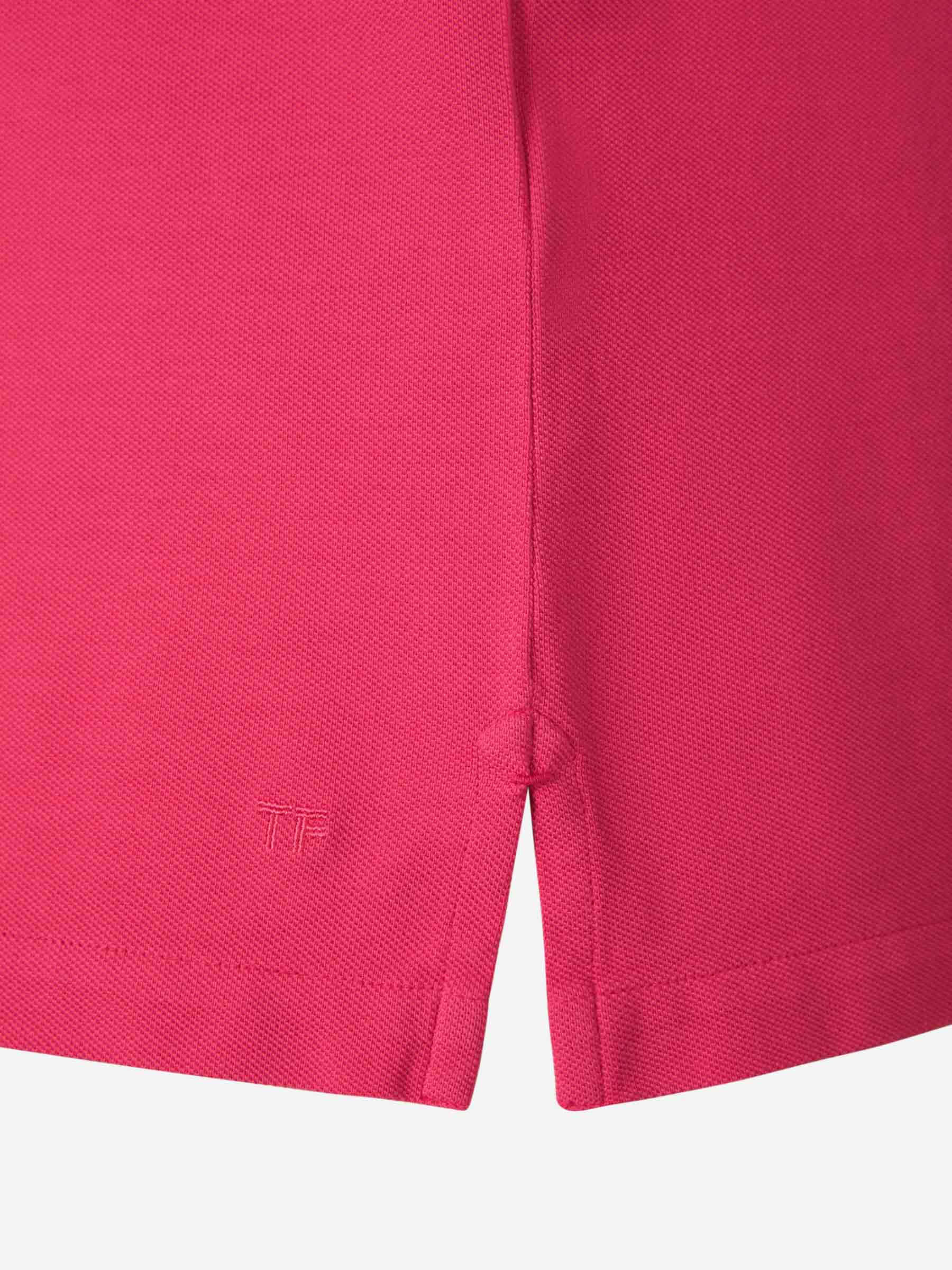 Tom Ford Polo Tenis Piqué color Rosa sku 552-001380 03 - Foto 4
