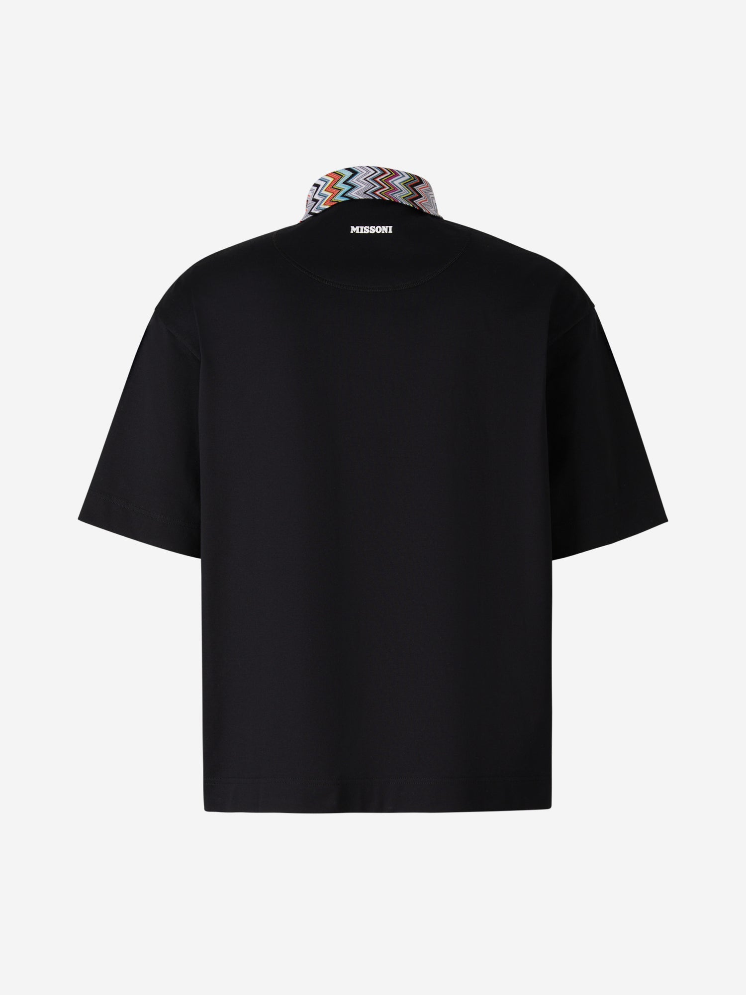 Outlet online Missoni Hombre Polo Detalle Zig Zag color Negro sku 552-001383 00 - Foto 2