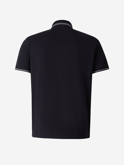 Outlet online Stone Island Hombre Polo Piqué Detalle Rayas color Negro sku 552-001406 02 - Foto 2