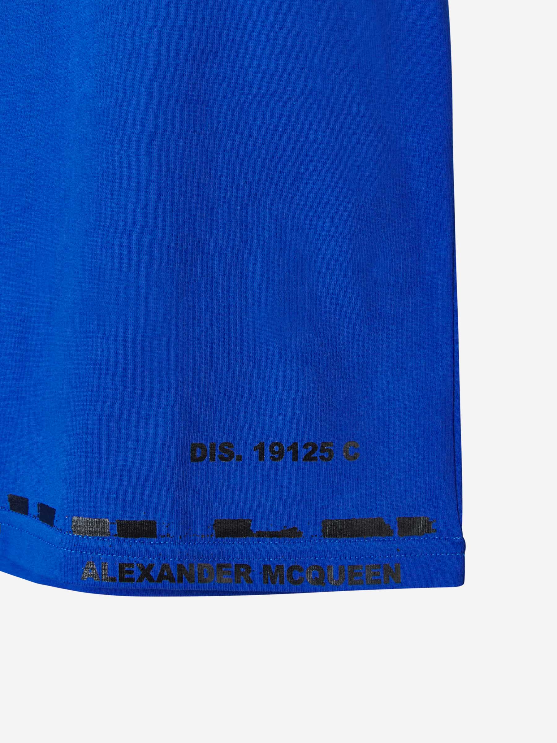 Alexander McQueen Camiseta Logo Estampado color Gris Claro sku 553-002656 03 - Foto 10
