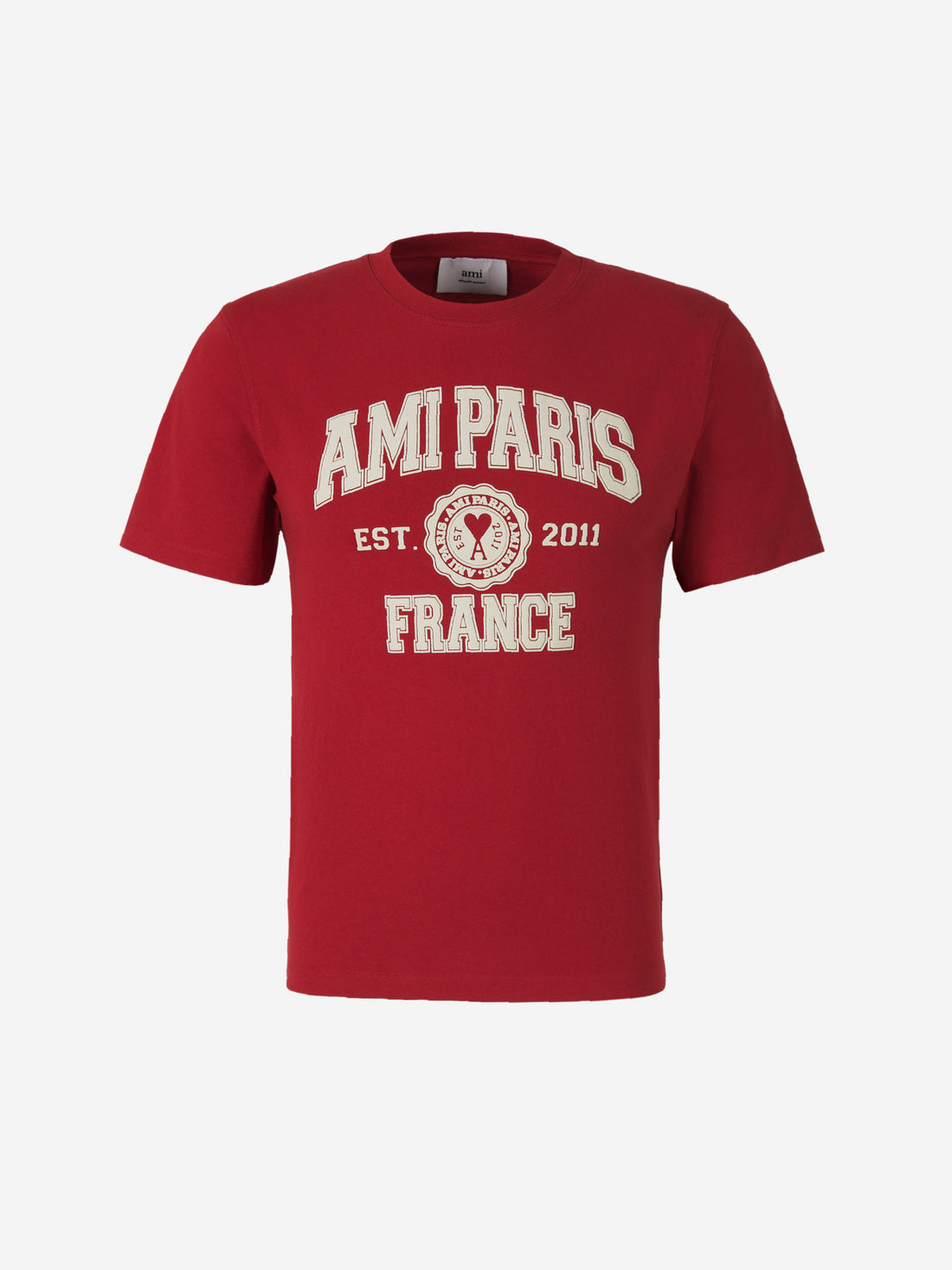 Ami Paris Camiseta Maxi Logo color Rojo sku 553-002668 02 - Foto 1