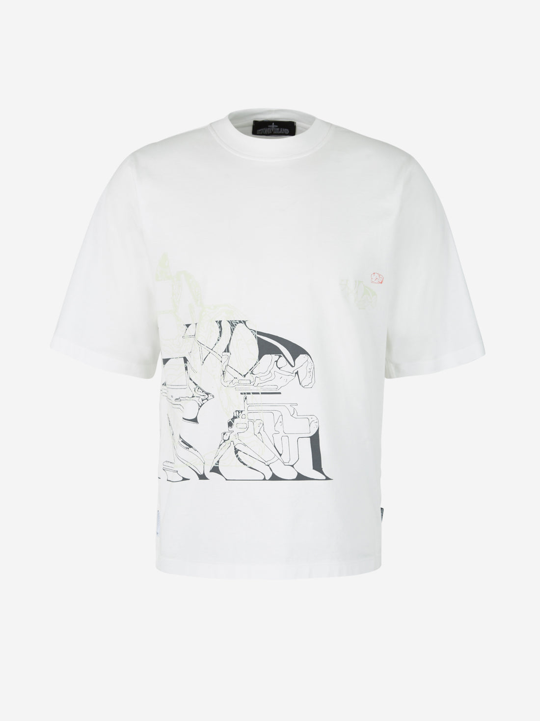 Stone Island Shadow Project Camiseta Gráfico Estampado color Blanco sku 553-002811 01 - Foto 1