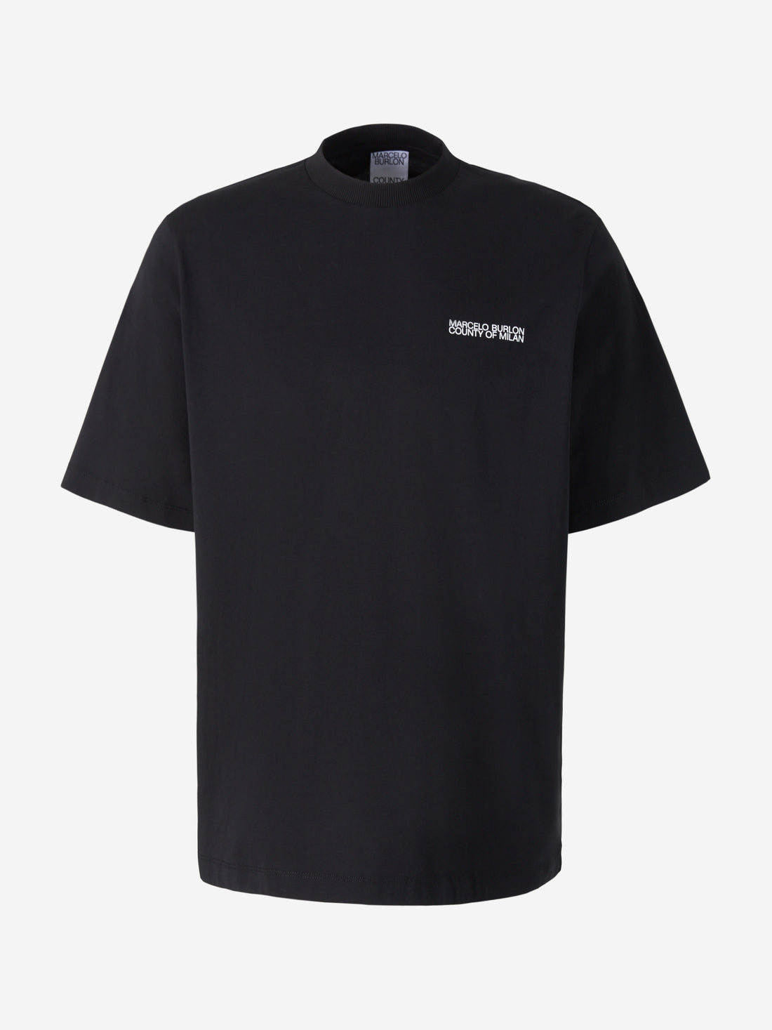 Marcelo Burlon Camiseta Logo Algodón color Negro sku 553-002839 01 - Foto 1