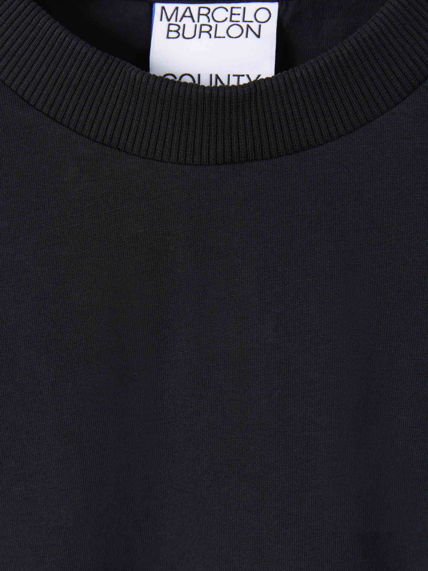 Marcelo Burlon Camiseta Logo Algodón color Negro sku 553-002839 01 - Foto 3