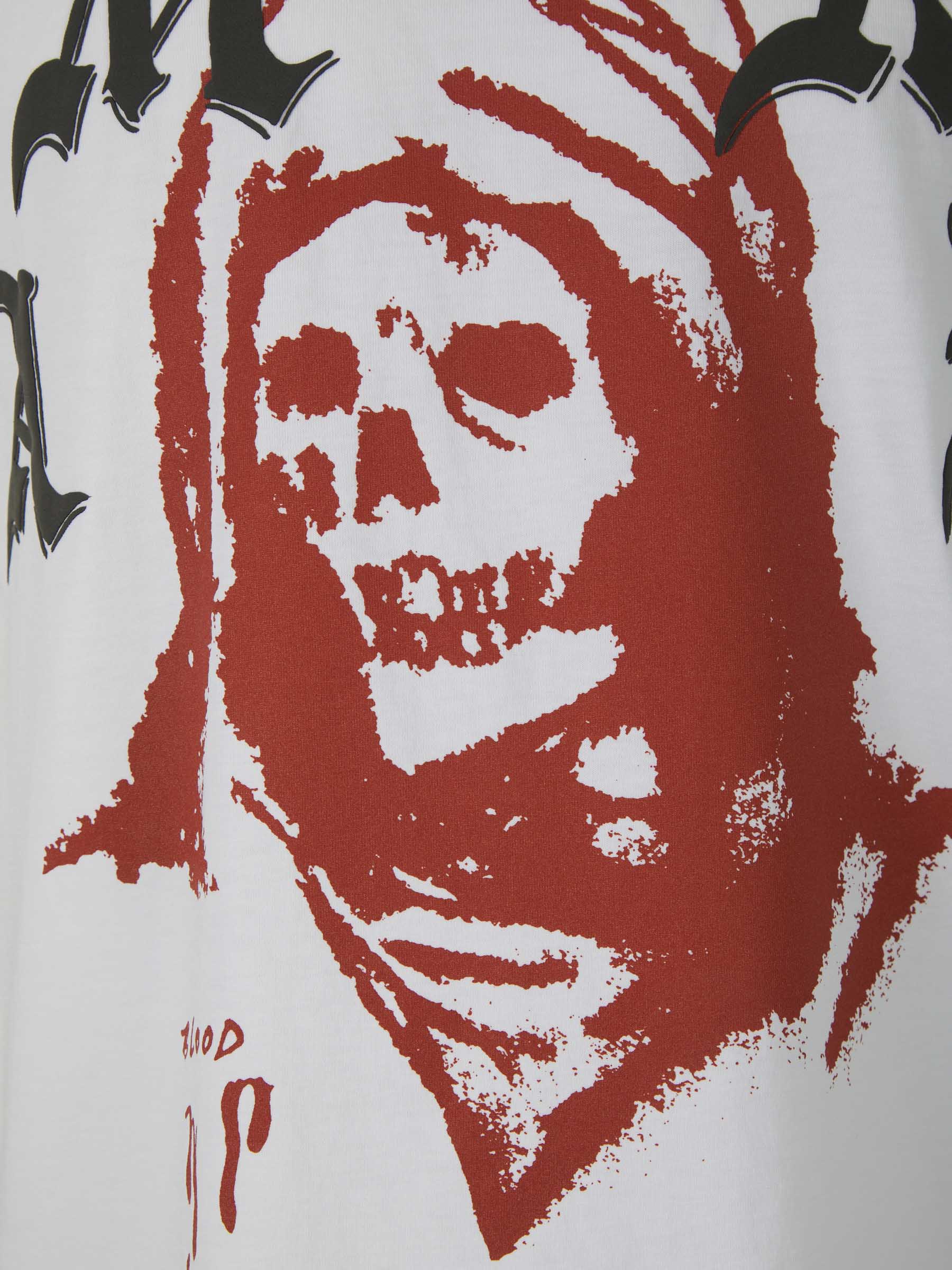 Amiri Camiseta Gráfico Logo color Blanco sku 553-002871 01 - Foto 4