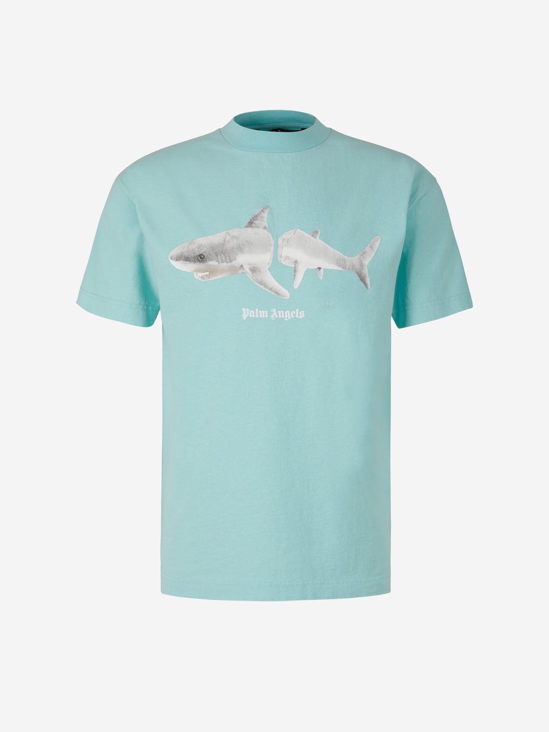Palm Angels Camiseta Algodón Estampada color Azul Cielo sku 553-002950 01 - Foto 1