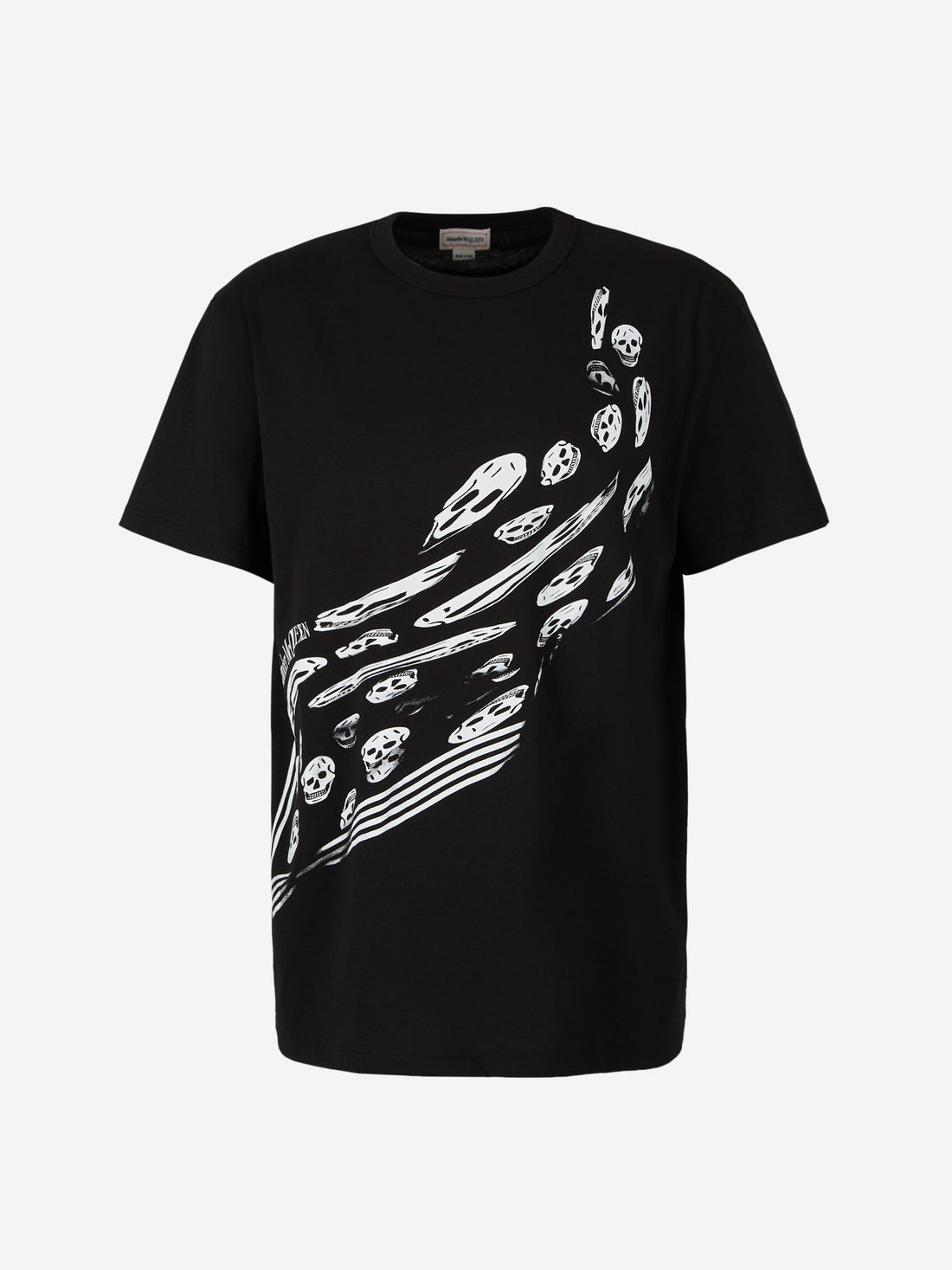 Alexander McQueen Camiseta Esqueleto Algodón color Negro sku 553-002965 01 - Foto 1