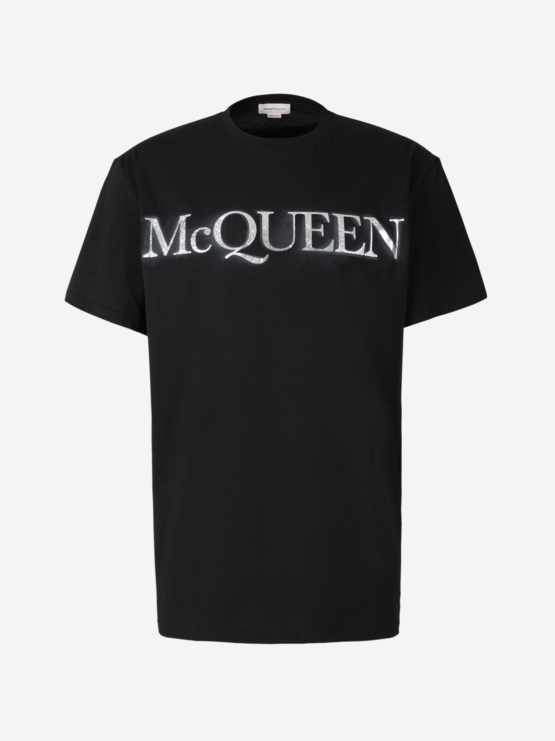 Alexander McQueen Camiseta Maxi Logo color Negro sku 553-002969 01 - Foto 1