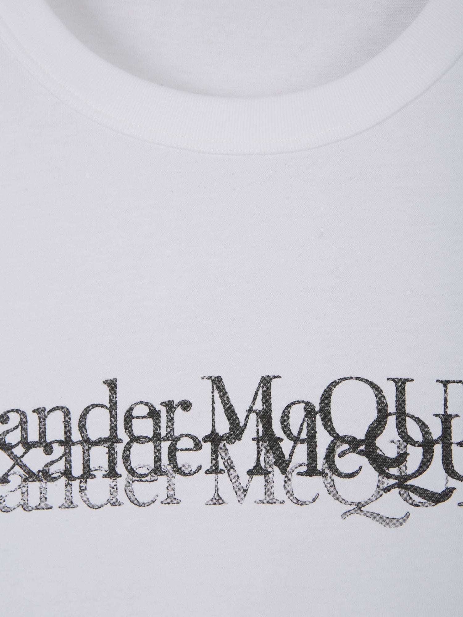 Alexander McQueen Camiseta Logo Sello color Blanco sku 553-002970 01 - Foto 3