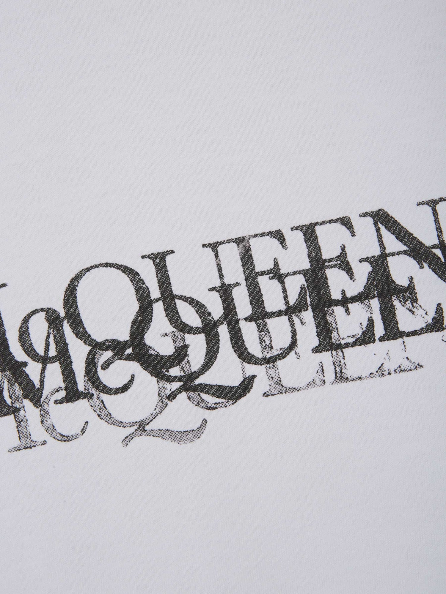 Alexander McQueen Camiseta Logo Sello color Blanco sku 553-002970 01 - Foto 4