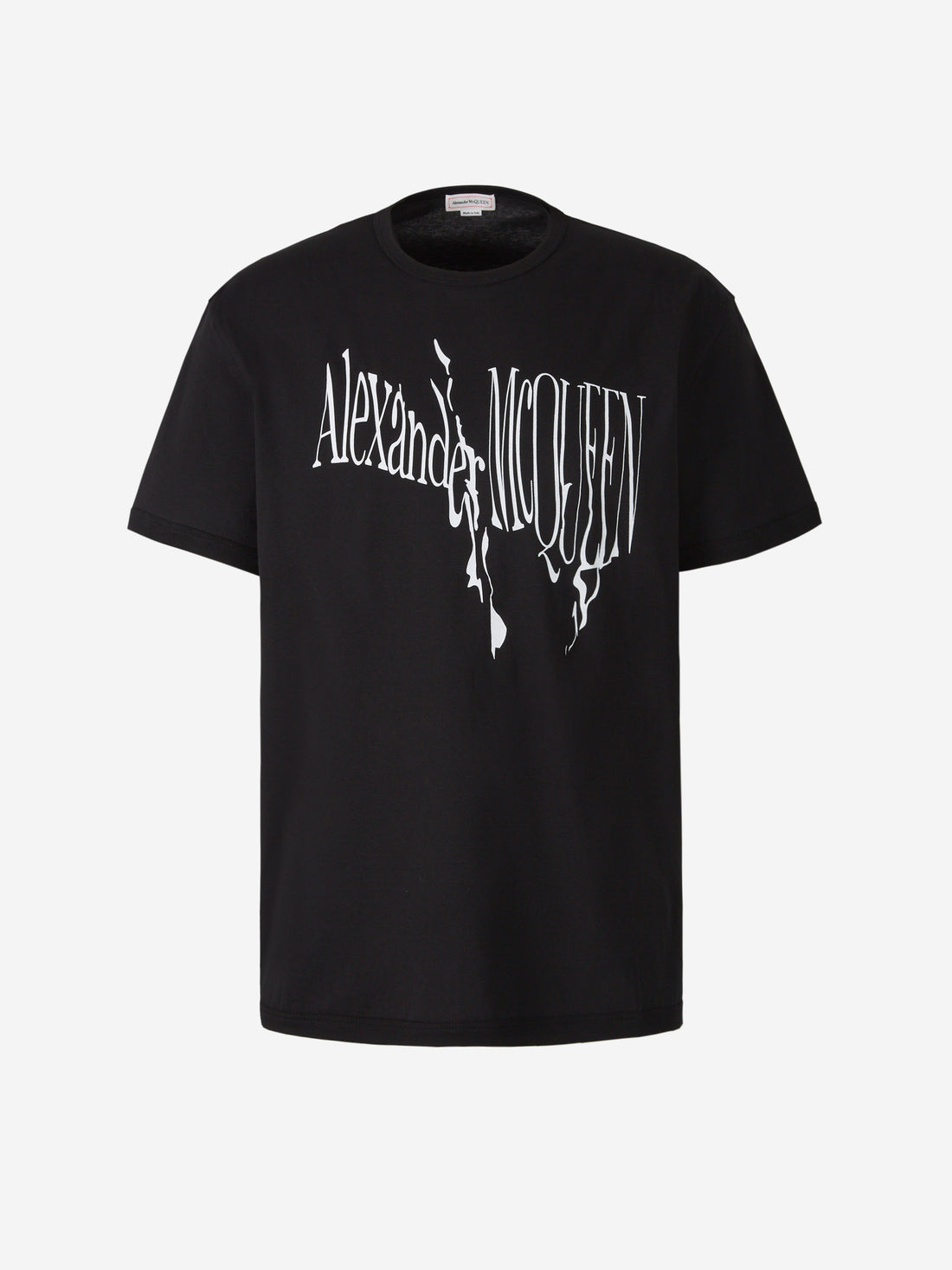 Alexander McQueen Camiseta Logo Algodón color Negro sku 553-002971 01 - Foto 1